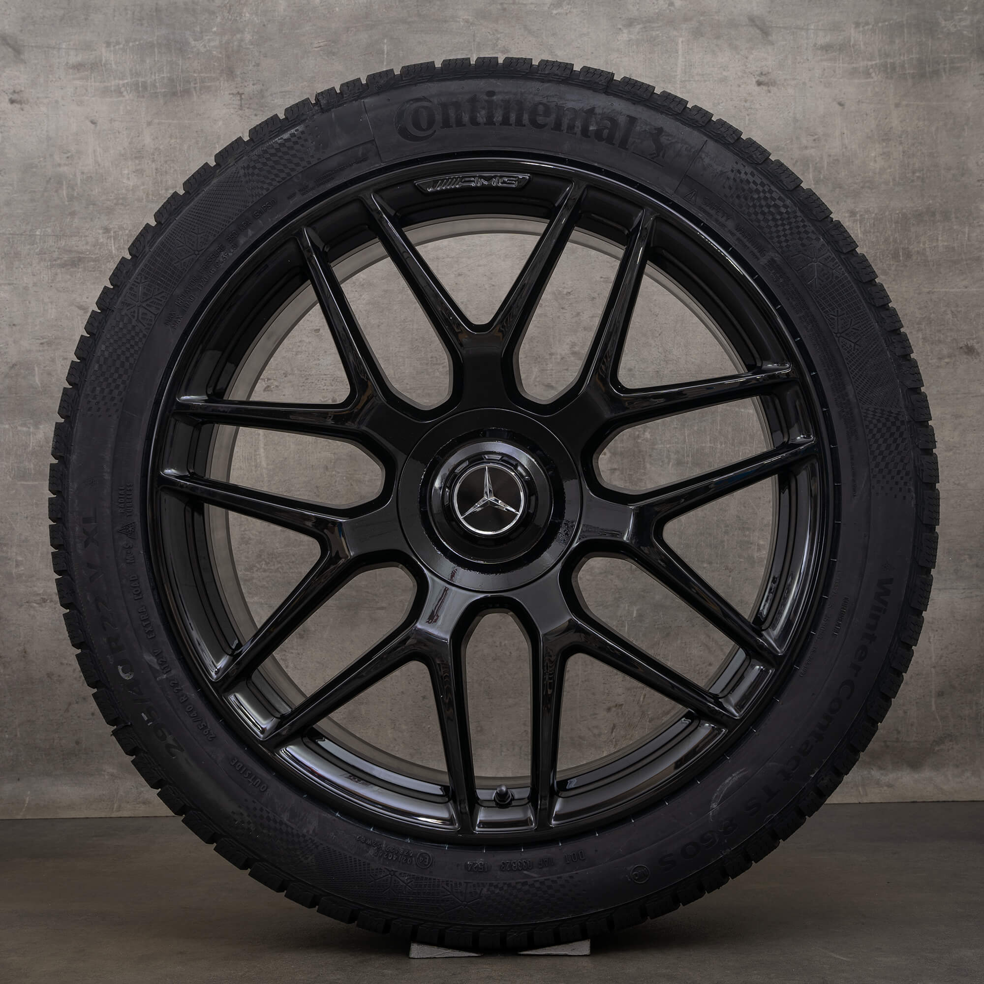 Originele AMG Mercedes G Klasse W463A 63 22 inch winterbanden velgen A4634012000 zwart hoogglans