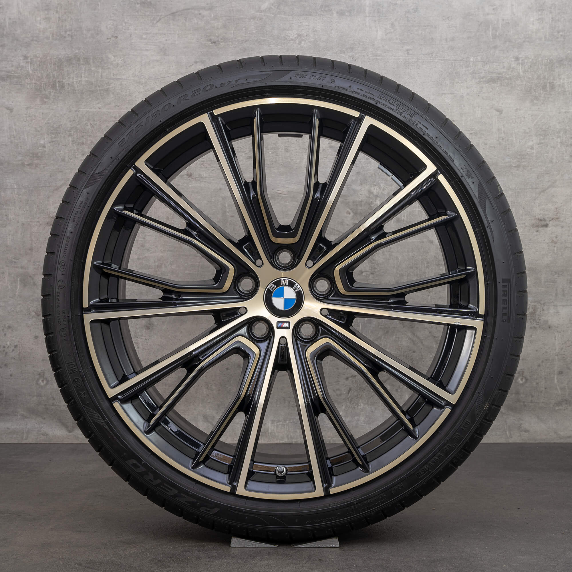 BMW 20 inch rims 8 series G14 G15 G16 732 summer tires wheels 6884210 6884211