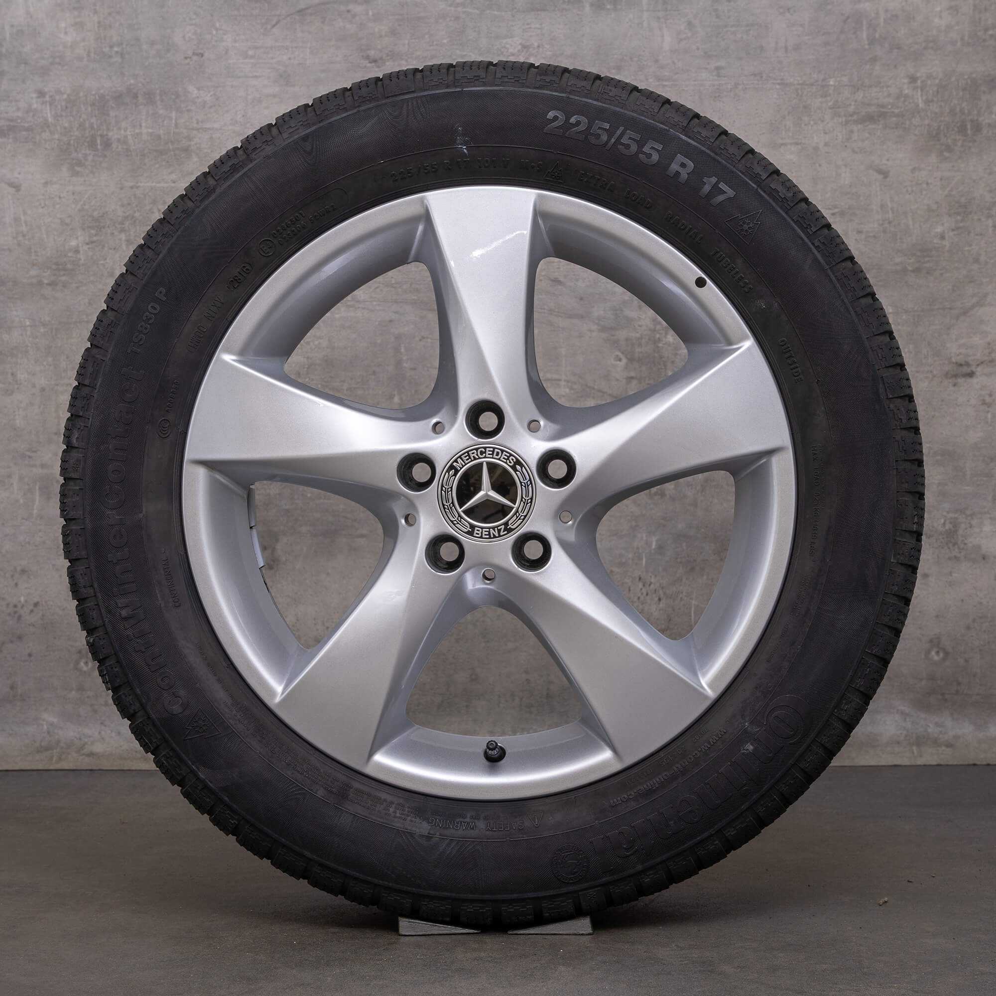 Originele Mercedes V-Klasse winterwielen 17 inch W447 Vito Viano velgen A4474012200 zilver