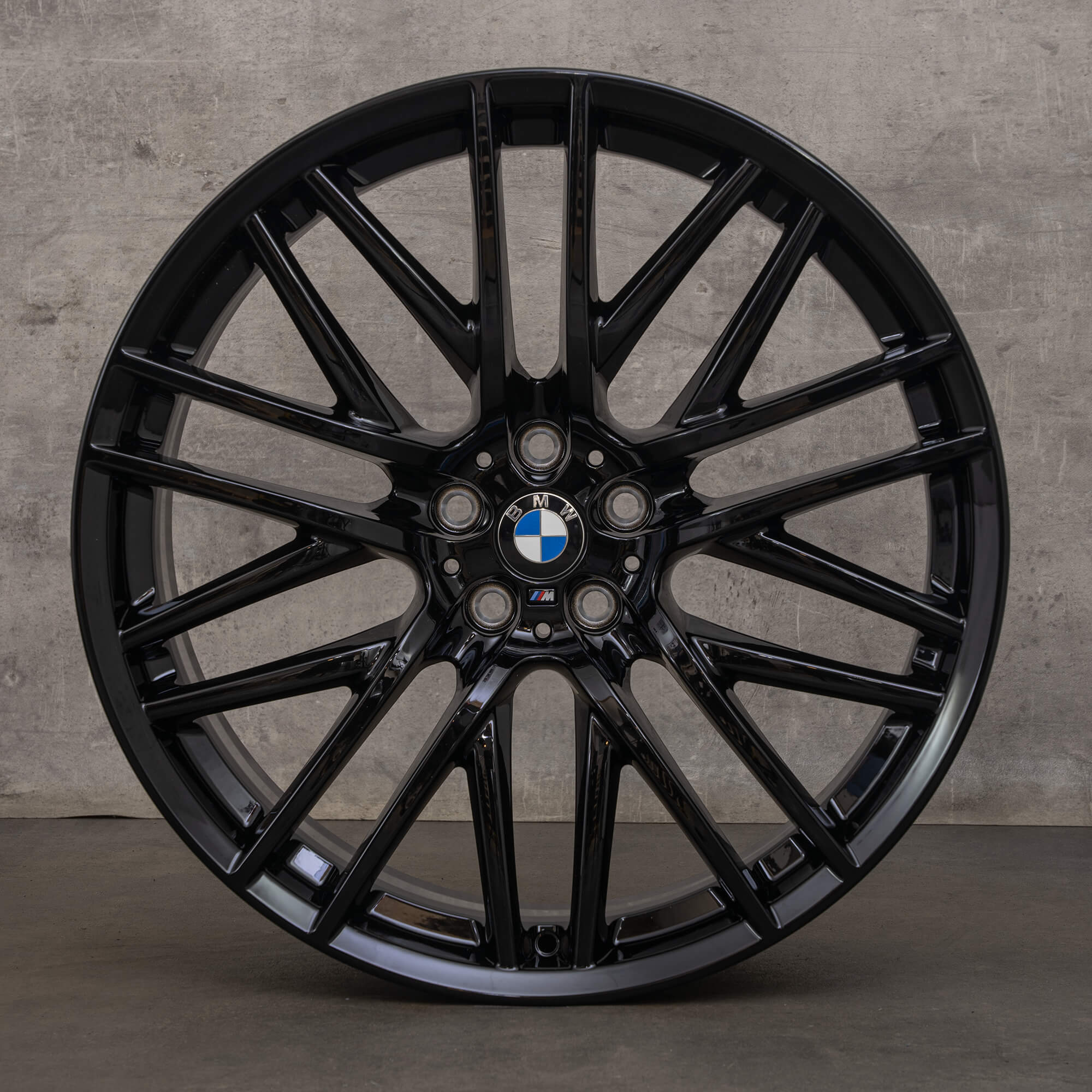 Originele BMW 7 Serie velgen 21 inch G11 G12 6893542 6893543 aluminium gitzwart glanzend NIEUW