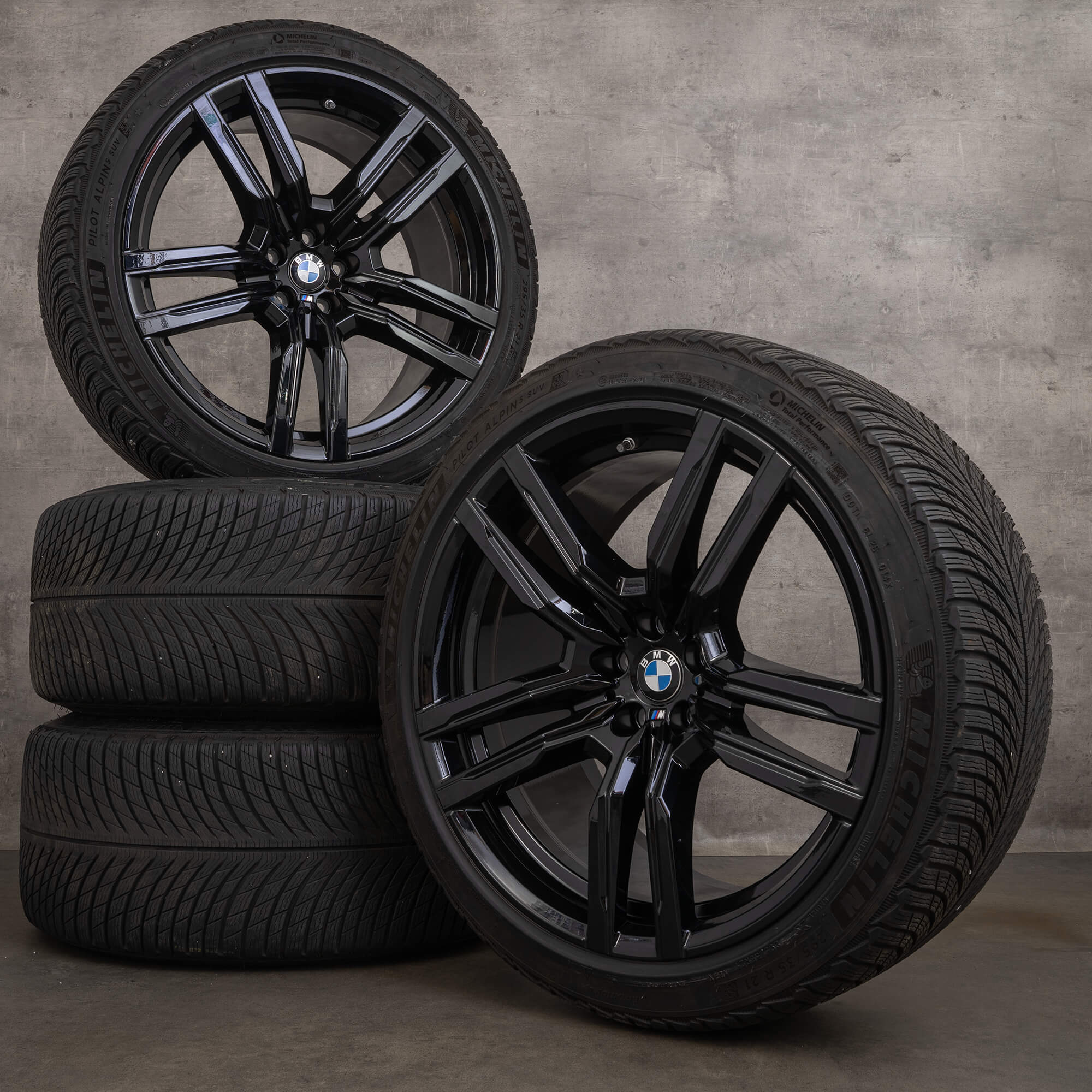 OEM BMW X5M F95 X6M F96 21 inch winter tires rims 808 M 8090794 8090795