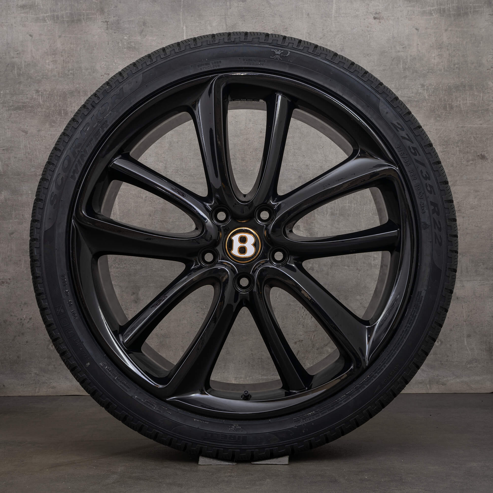 Originele Bentley Continental GT GTC Flying Spur 3S 22 inch velgen winterbanden