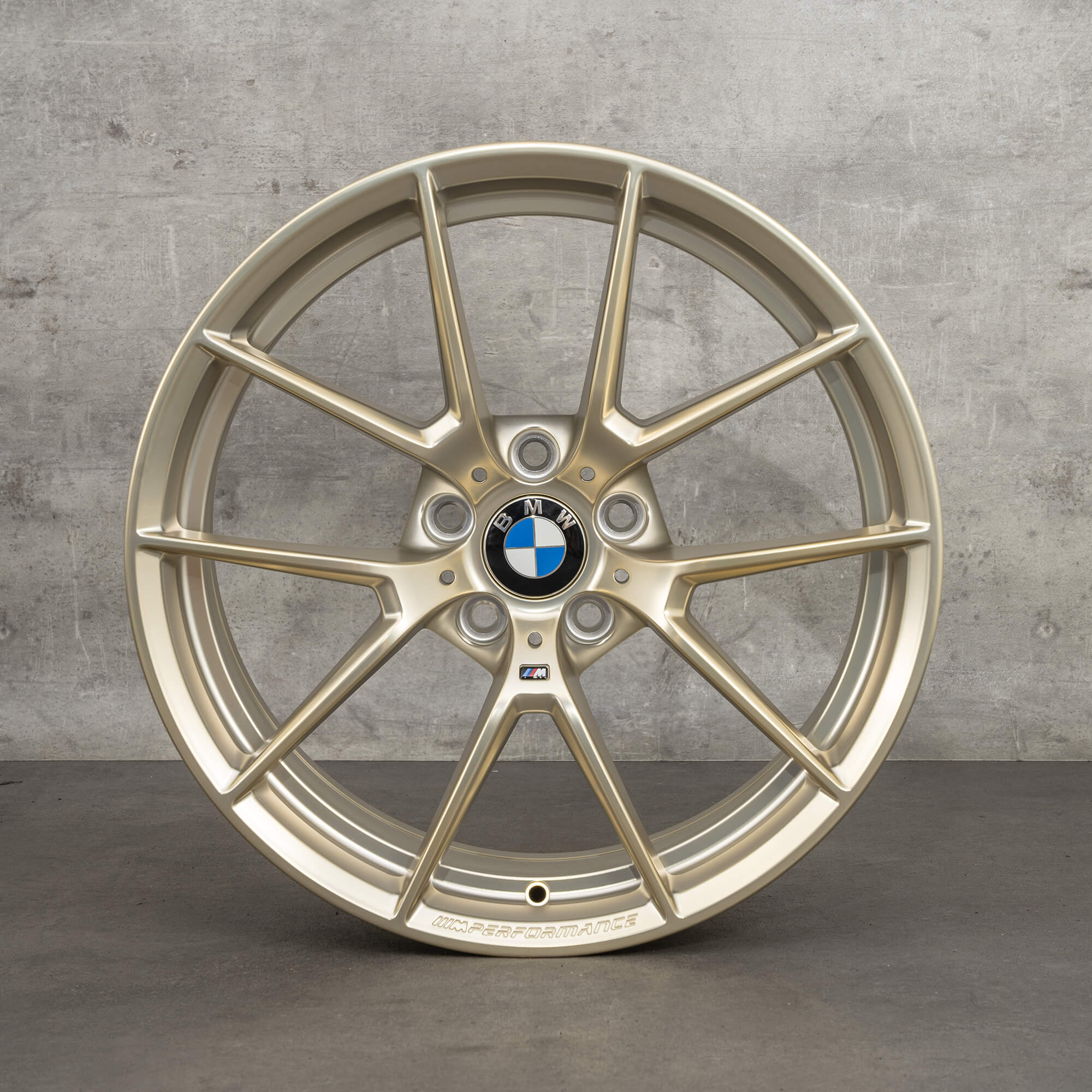 BMW 19 inch rims M2 F87 M3 F80 M4 F82 F32 Frozen Gold M763 8097287 8097288 NEW