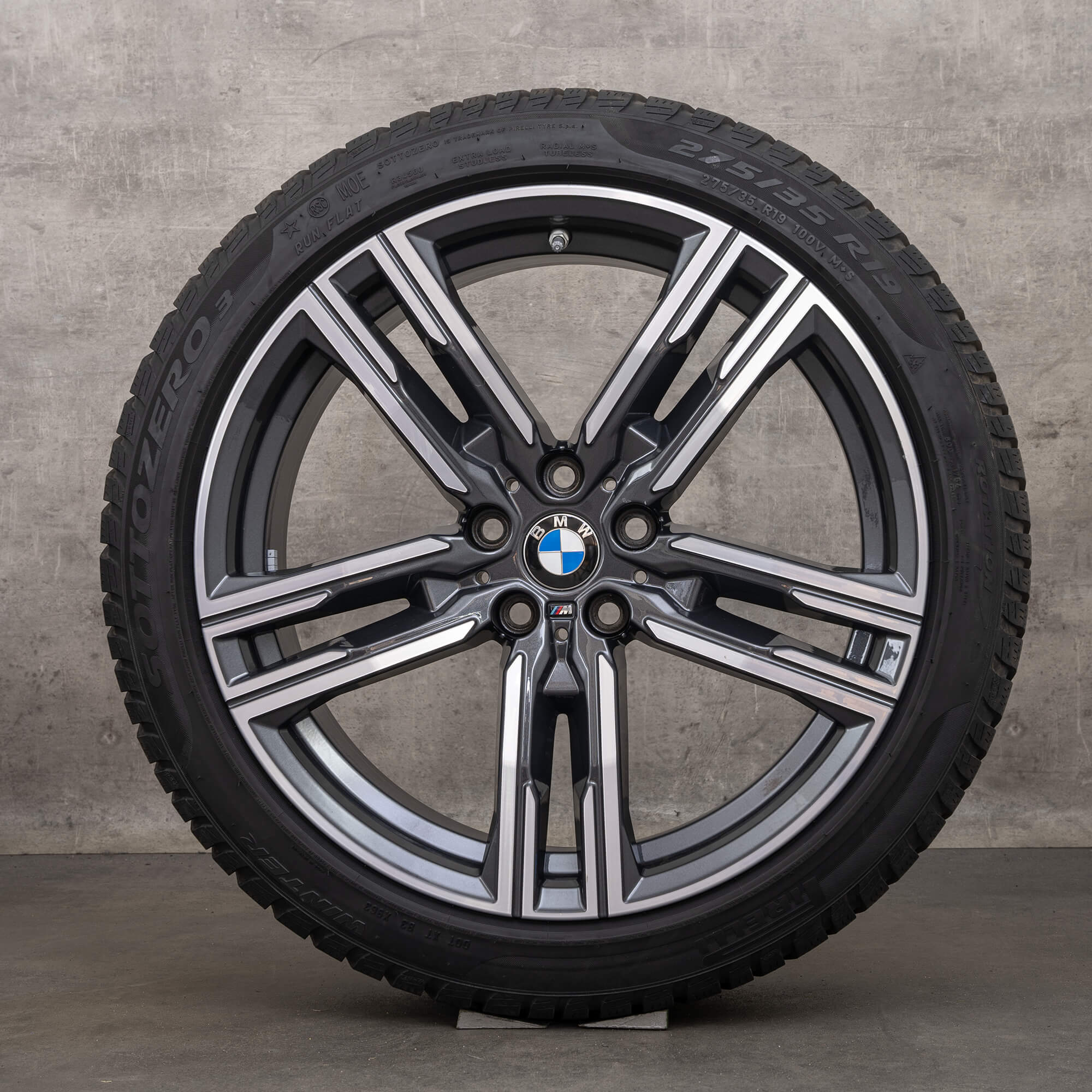 BMW 8 Series G14 G15 G16 OEM winter wheels tires 19 inch styling 727 M