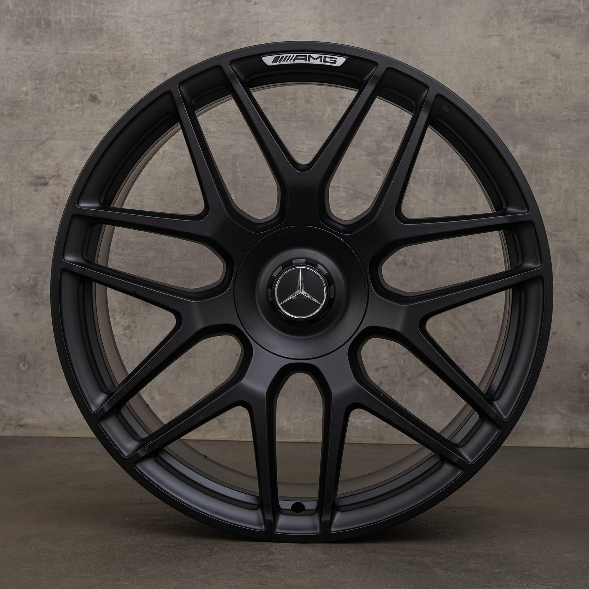 Originele Mercedes Benz G-Klasse AMG velgen 22 inch W463A G63 A4634012000 mat zwart