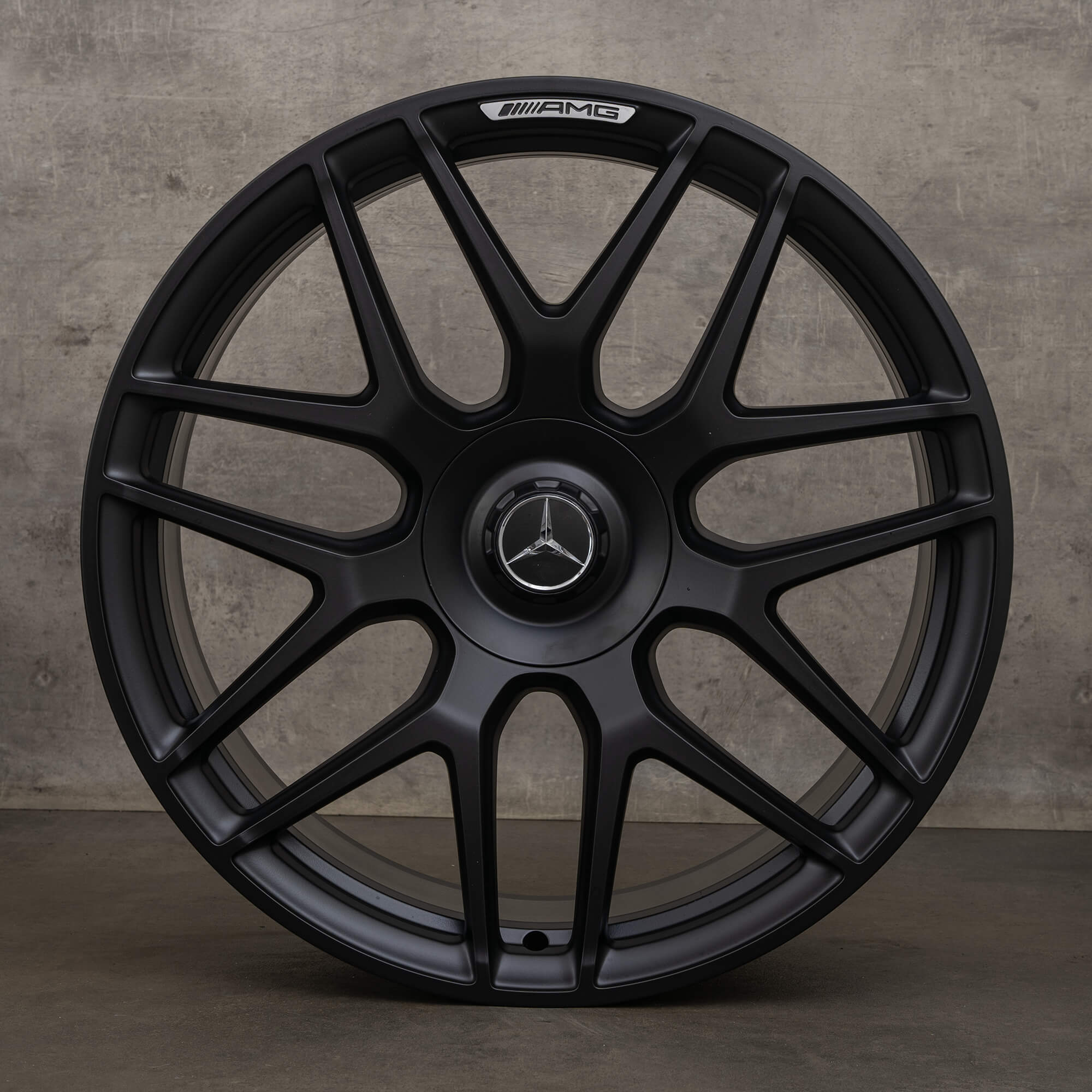 Originele Mercedes Benz G-Klasse AMG velgen 22 inch W463A G63 A4634012000 mat zwart