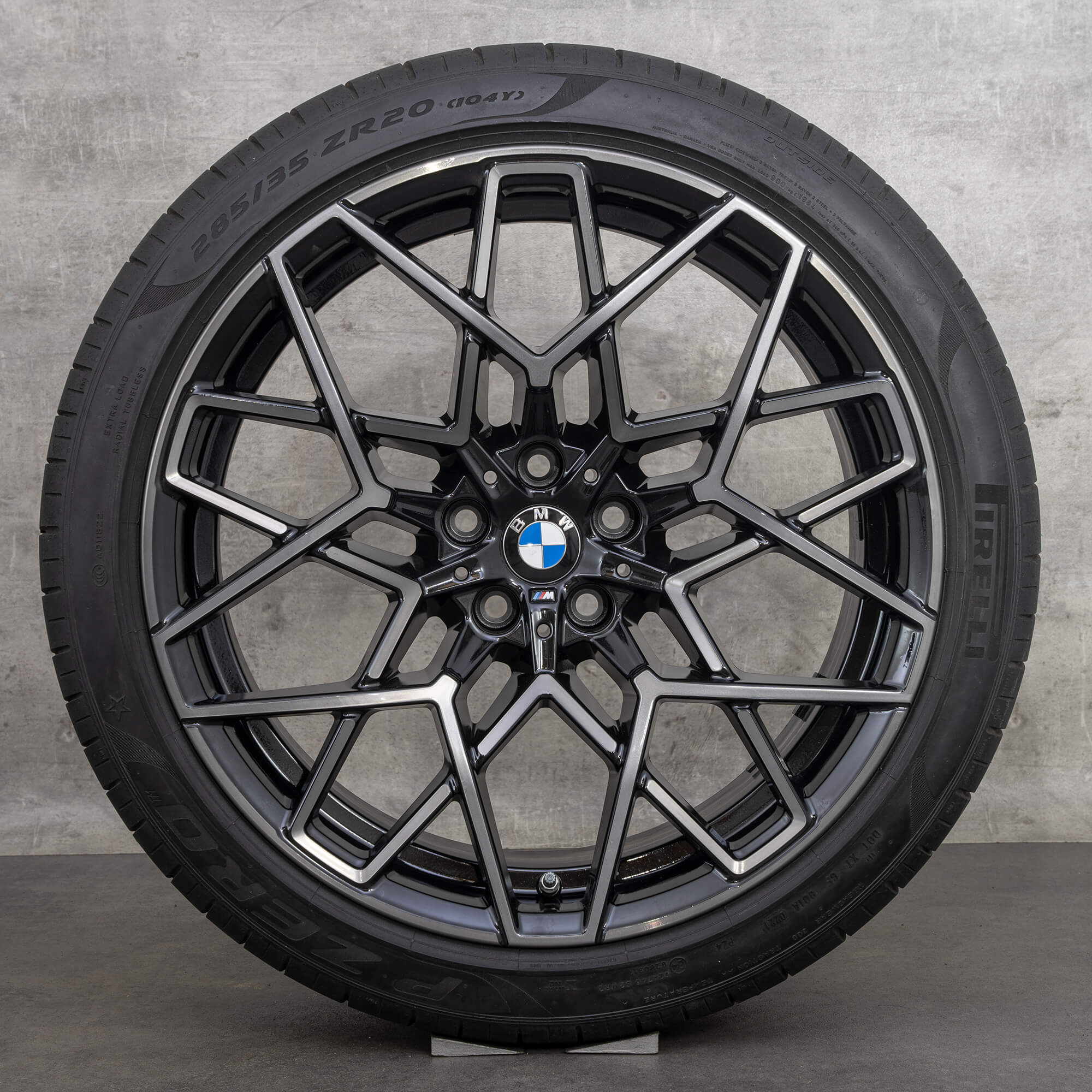 BMW 20 inch M8 rims F91 F92 F93 M813 alloy summer wheels tires