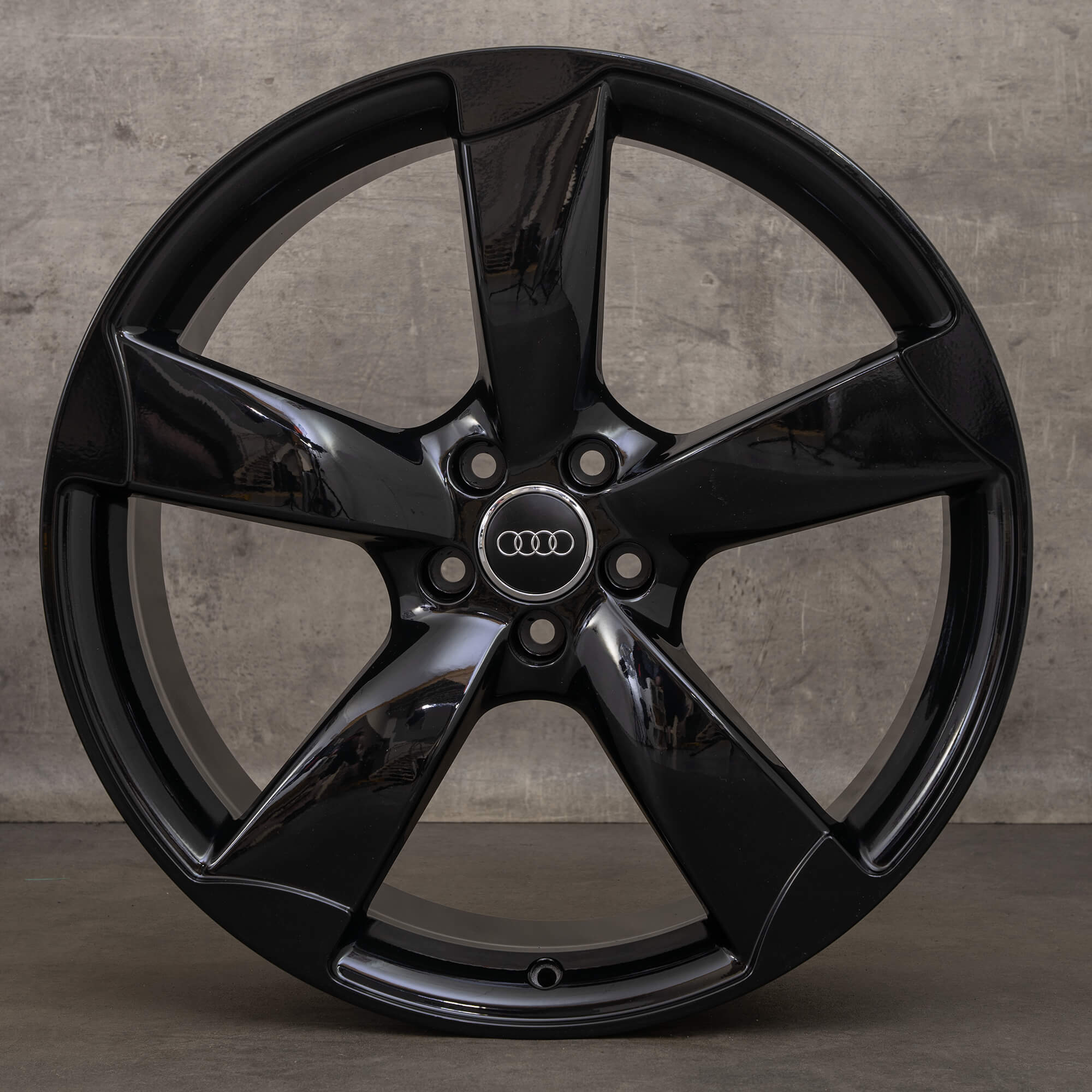 Originele Audi A8 S8 4H 21 inch velgen 4H0601025BA rotor zwart hoogglans ET35