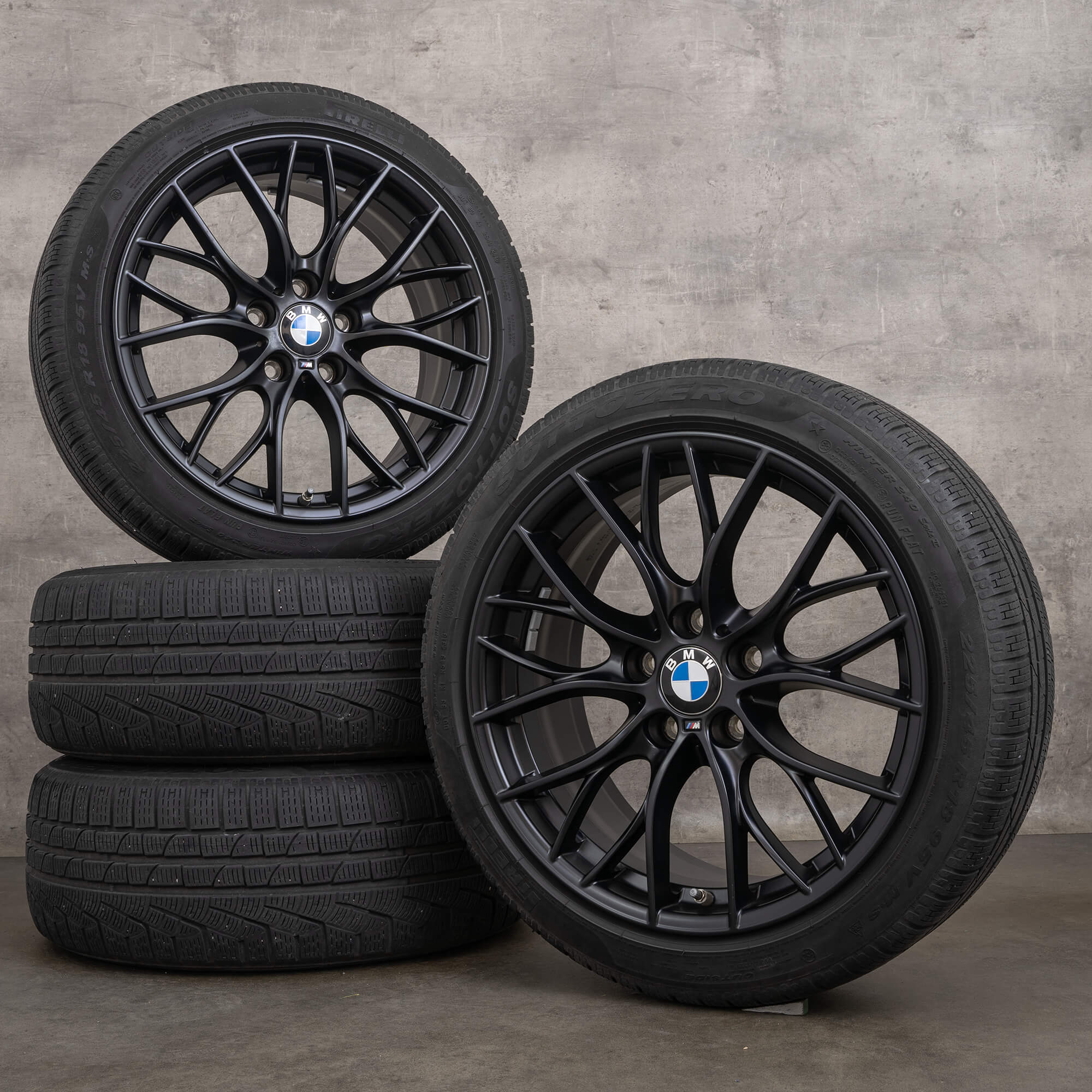 BMW řady 3 F30 F31 Řada 4 F32 F33 F36 zimni alu kola 18 palcové pneumatiky 405 M
