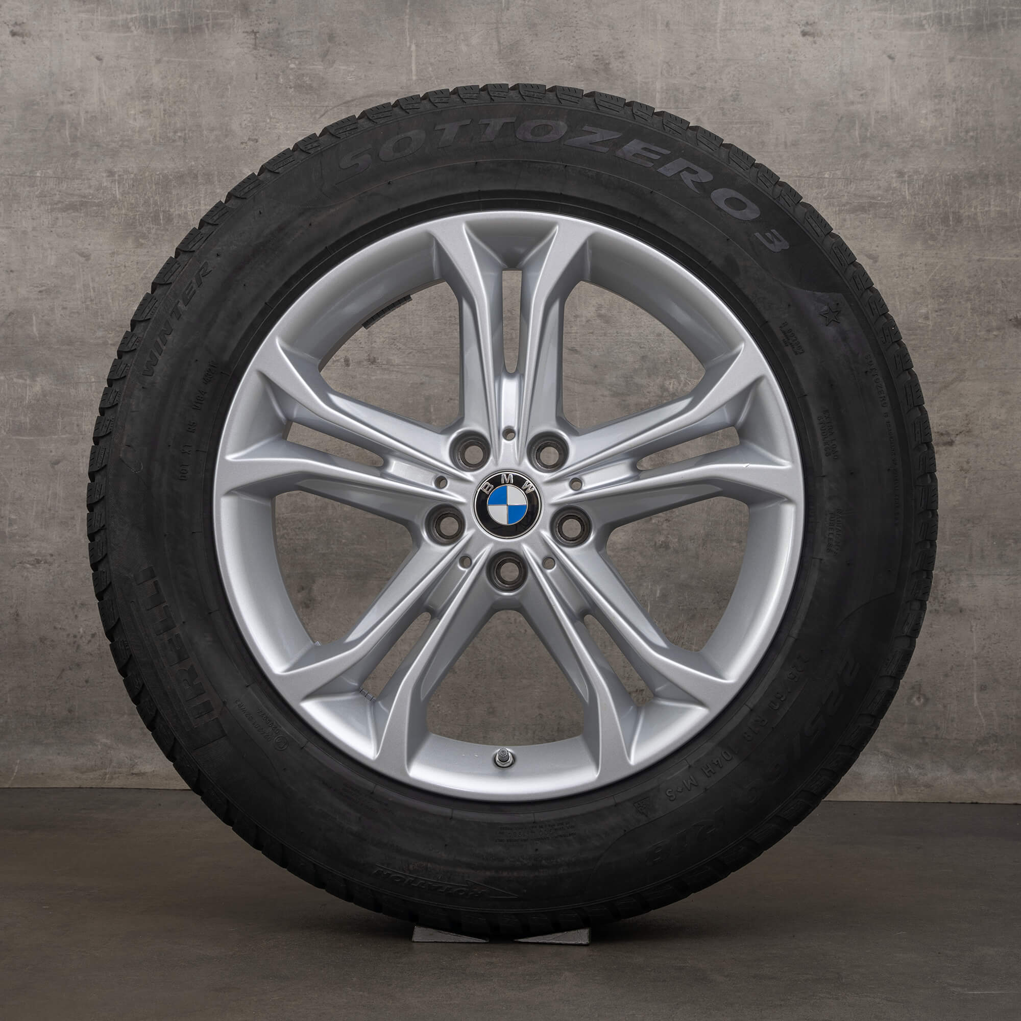 Rodas de inverno originais BMW X3 X4 18 polegadas G01 G02 jantes estilo 688 6876918 prata