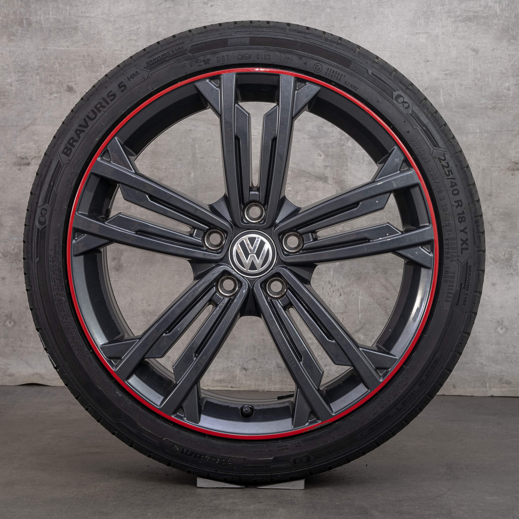 VW Golf 7 6 GTI GDT Seville summer wheels 18 inch rims tires