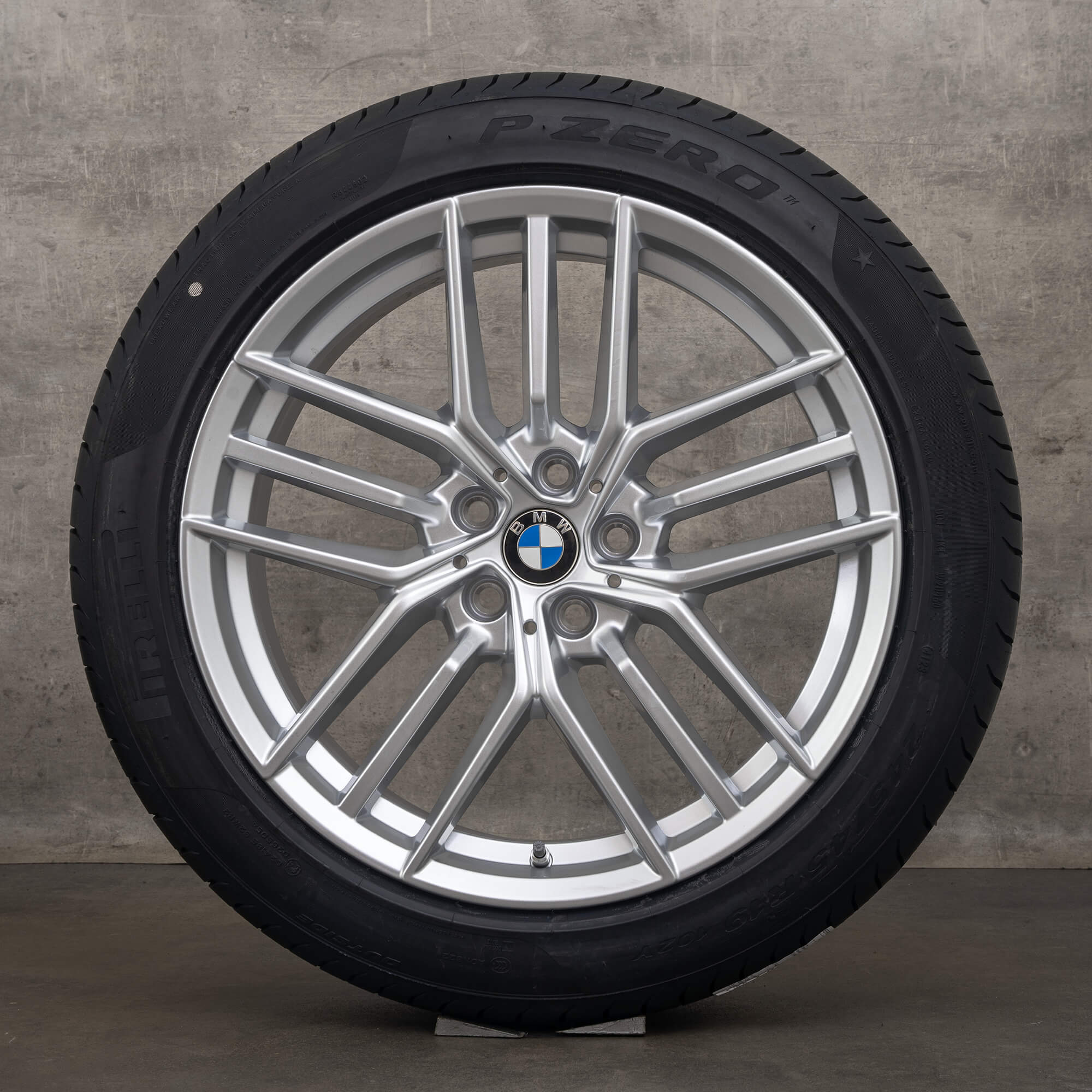 Cerchi originali BMW Serie 5 i5 estivi 19 pollici G60 G61 styling 933 5A324D6 argento NOVITÀ