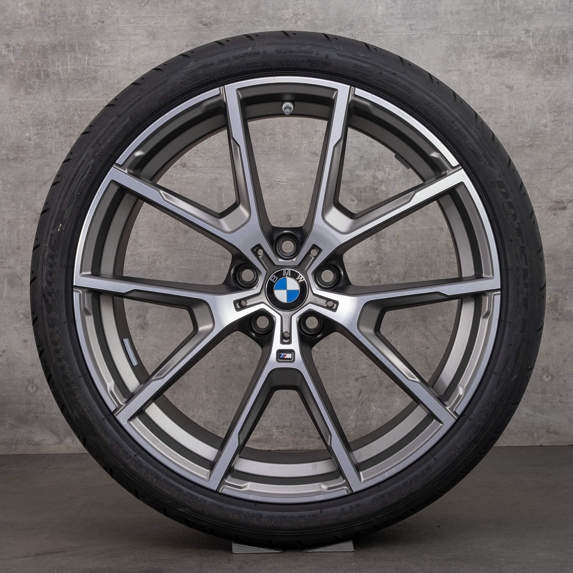 BMW 8 series G14 G15 summer wheels 20 inch tires rims 8072023 8072024