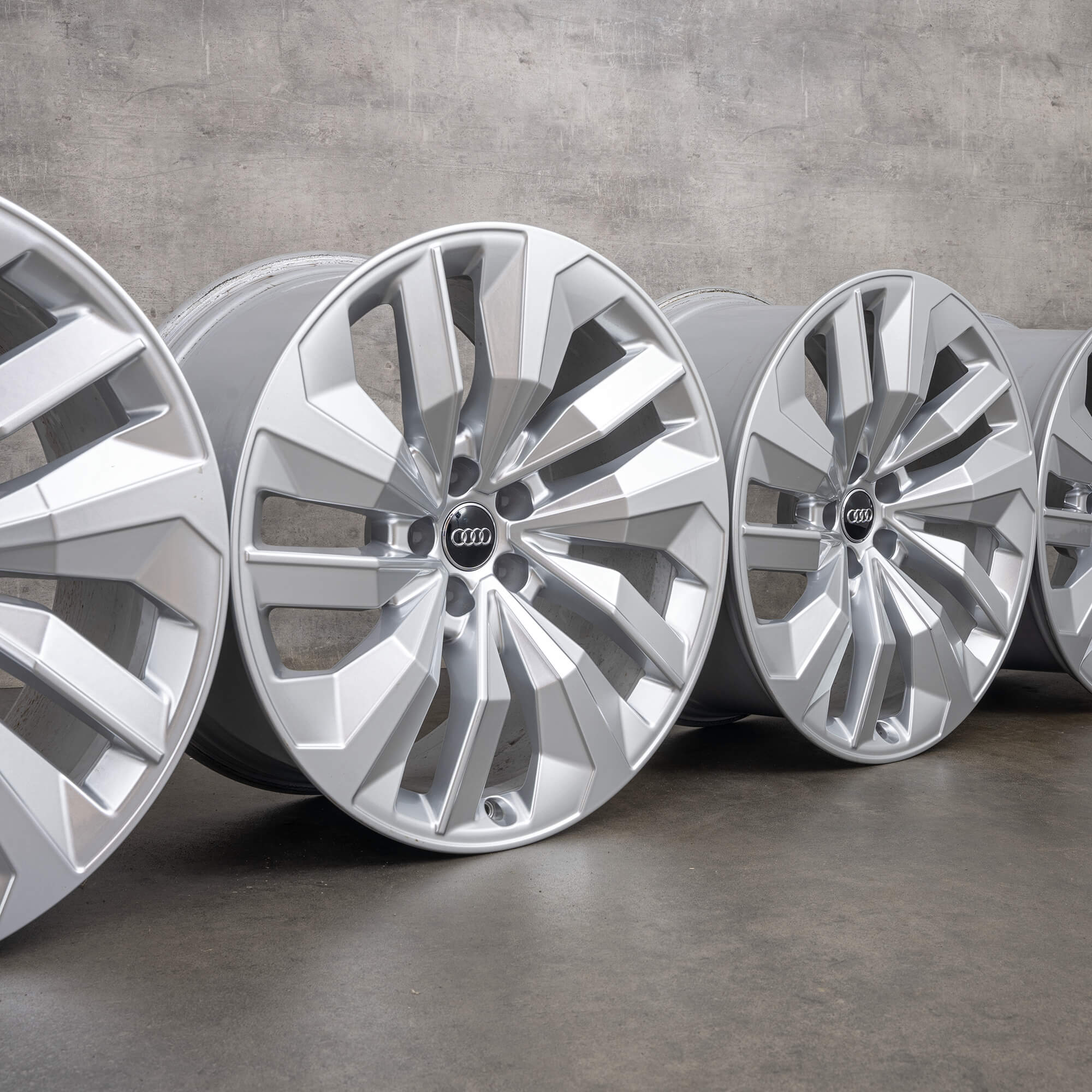 Audi 20 inch velgen e-tron S & Sportback GE aluminium 4KE601025E zilver NIEUW