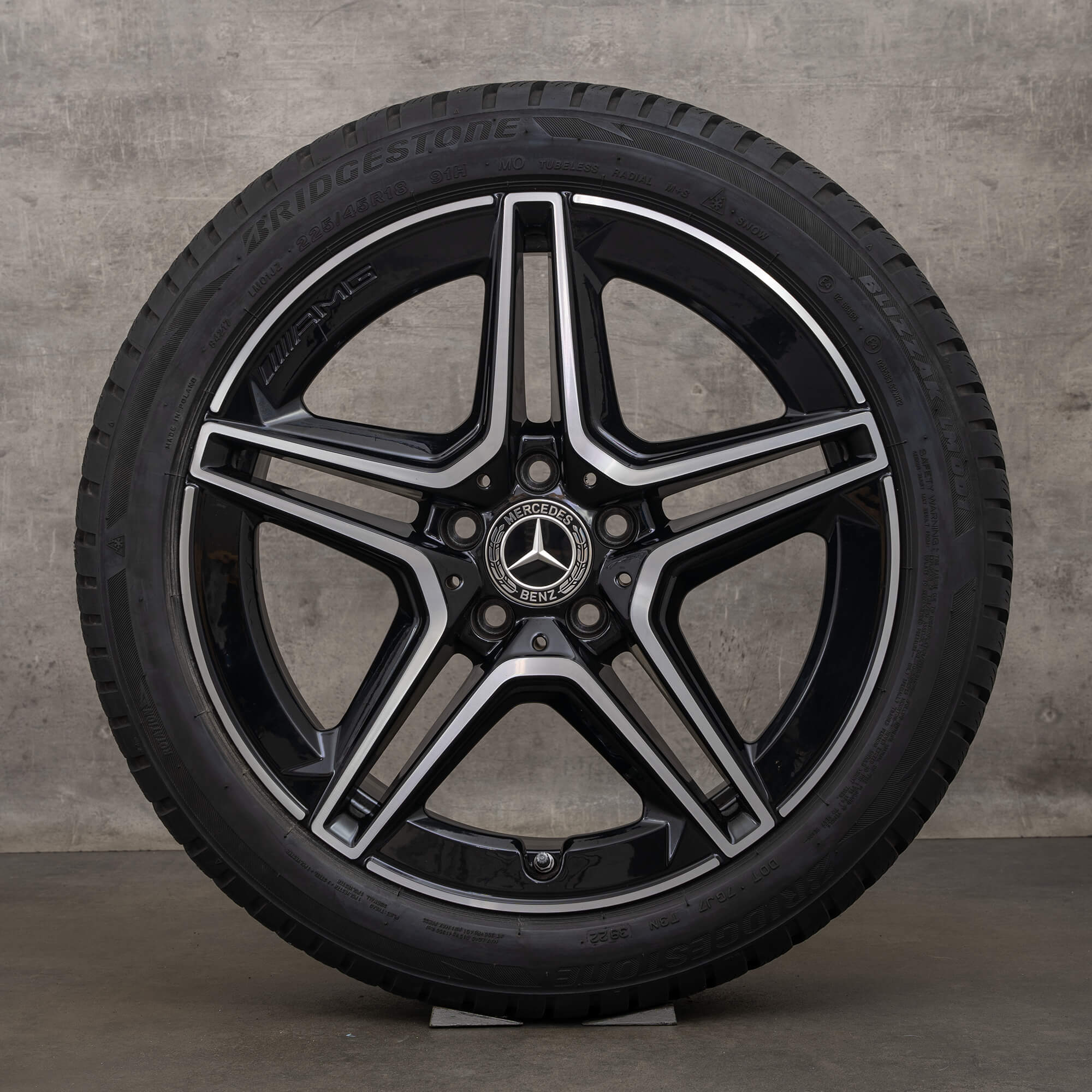 OEM AMG Mercedes AB Class W177 V177 W247 CLA X118 C118 18 inch rims winter tires A1774011500