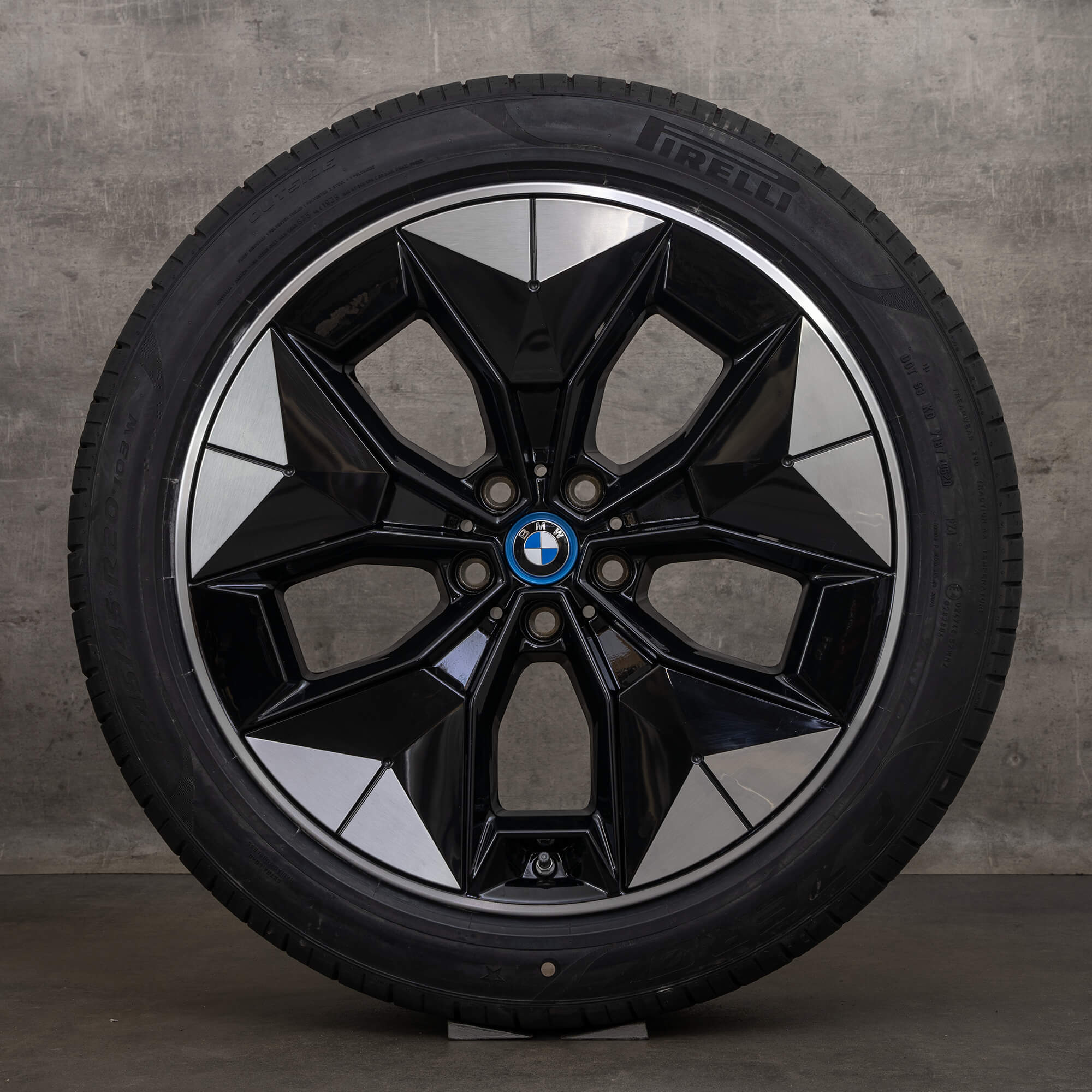 Originele BMW iX3 winterwielen 20 inch G08 velgen 6894844 gitzwart met hoogglans