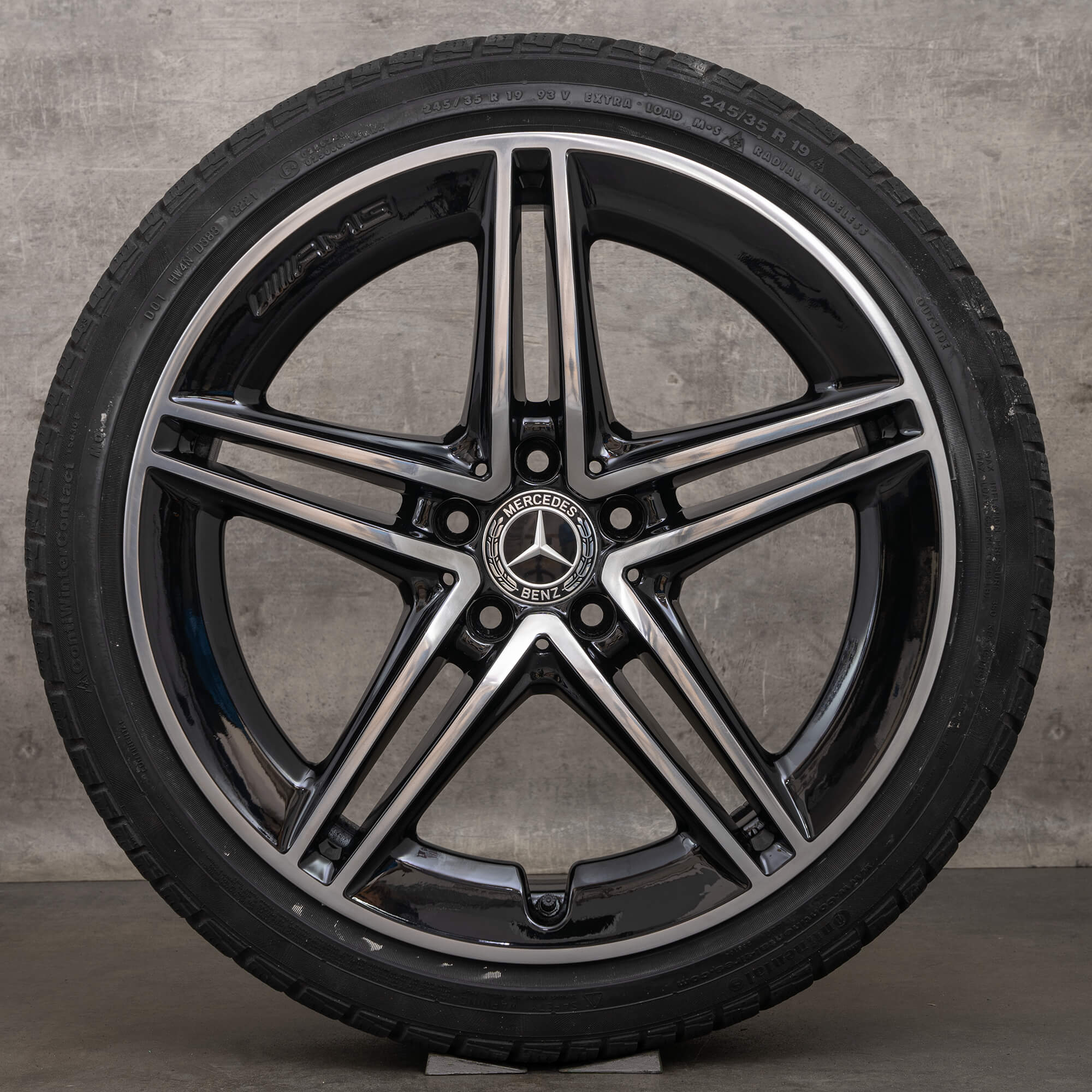 AMG Mercedes Benz A-Class W177 A45 jante de iarna 19 inch anvelope