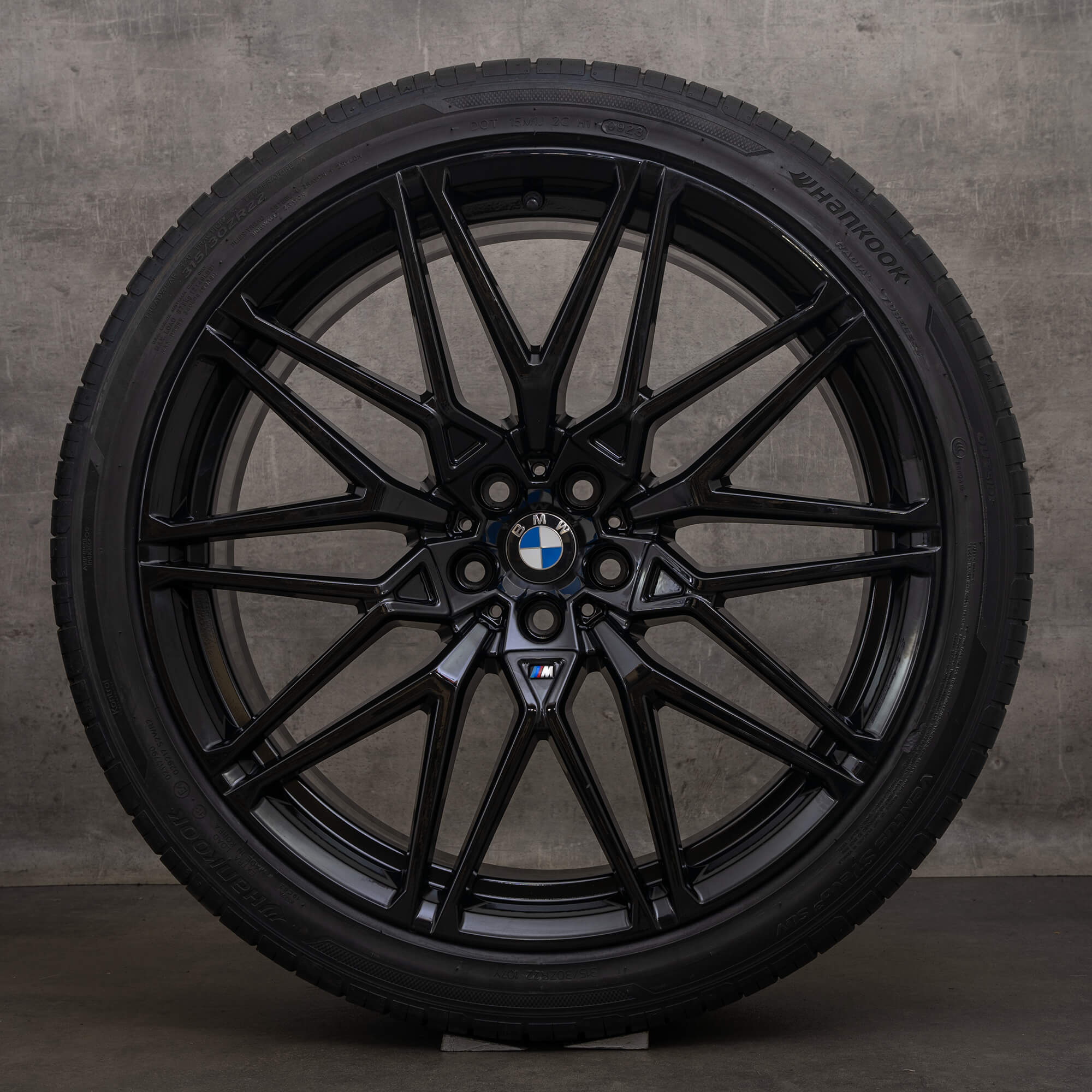 OEM BMW X5M X6M rims 21 inch F95 F96 summer wheels 9503307 9503308 Styling 818 M black high gloss