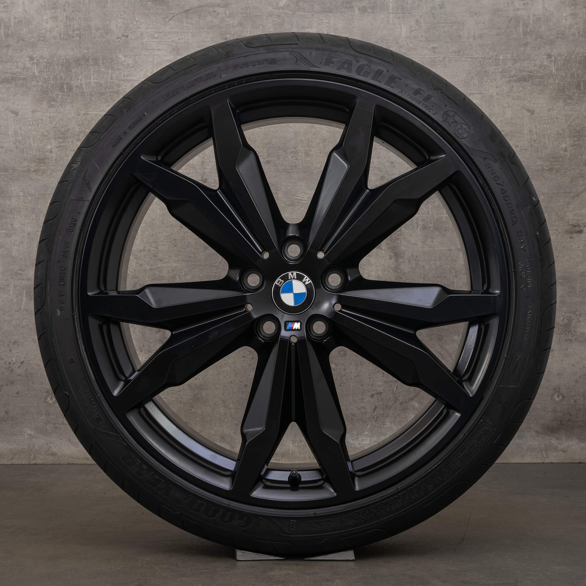 Original BMW X1 F48 X2 F39 20 Zoll Felgen Winterreifen Styling 716 M 8008622 schwarz matt Winterräder