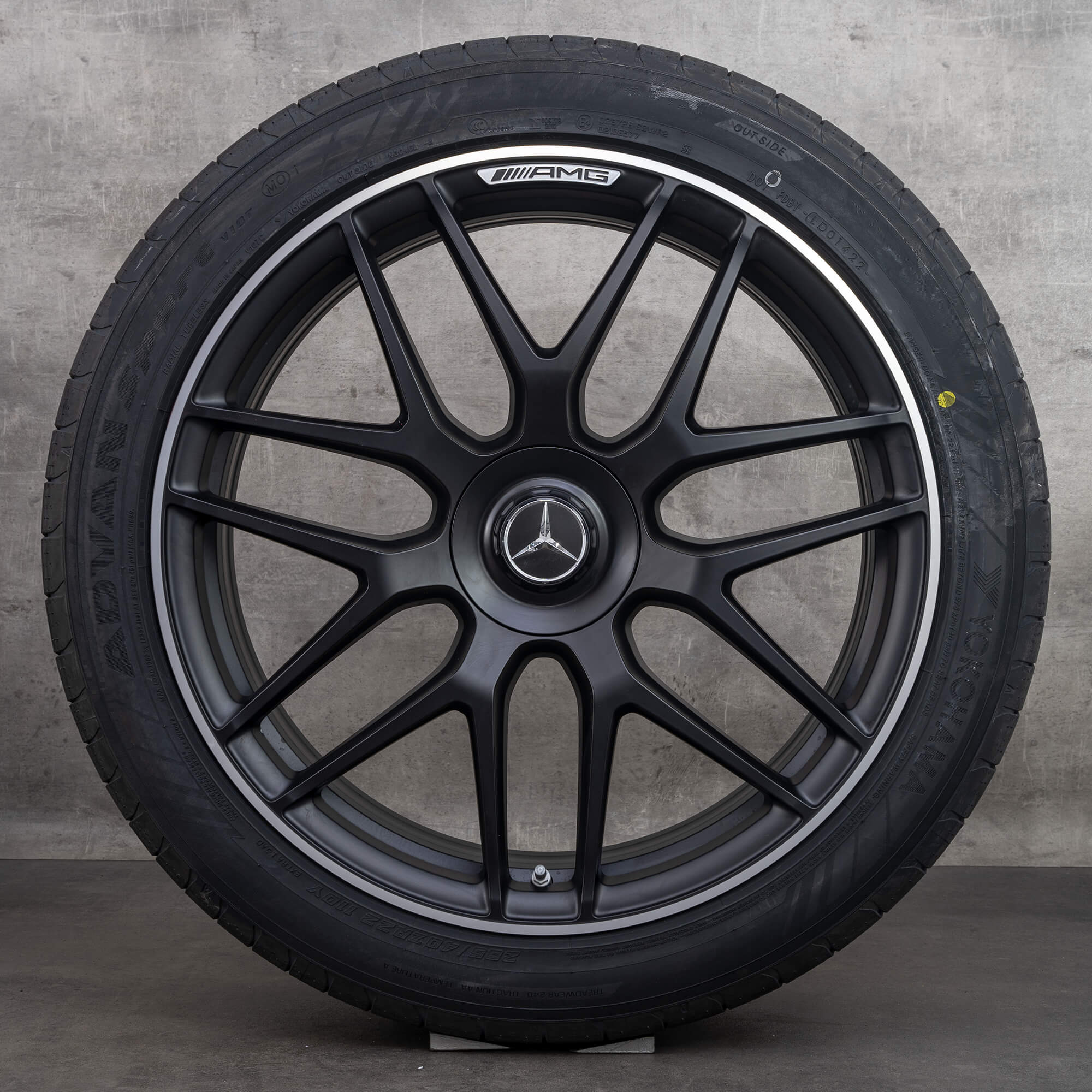 Original AMG Mercedes GLE 53 63 S X167 C167 Llantas de 22 pulgadas Neumáticos verano A1674015601 A1674015701 NUEVO