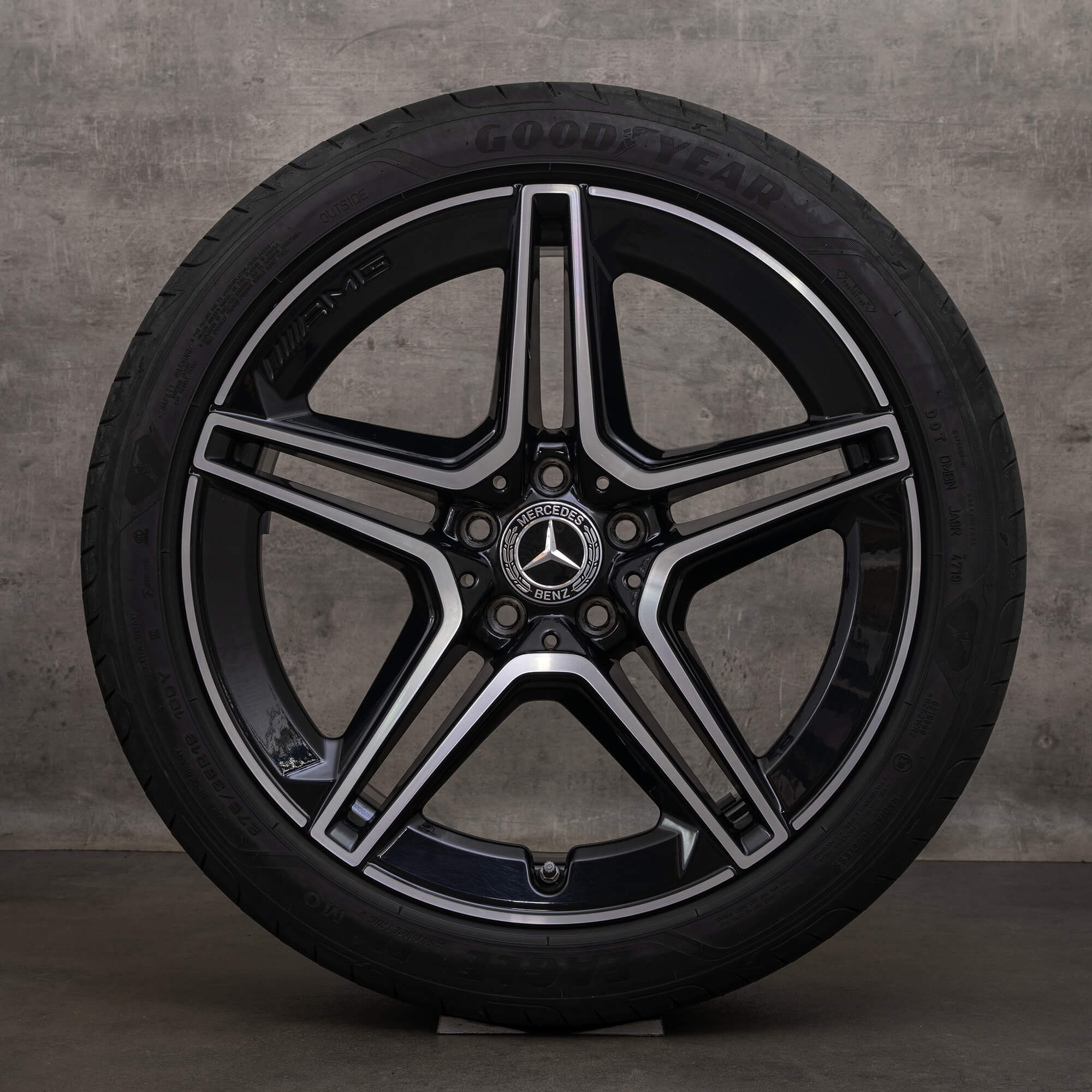 Originele Mercedes Benz AMG CLS velgen 19 inch W257 C257 zomerwielen A2574011500 A2574011600 zwart hoogglans