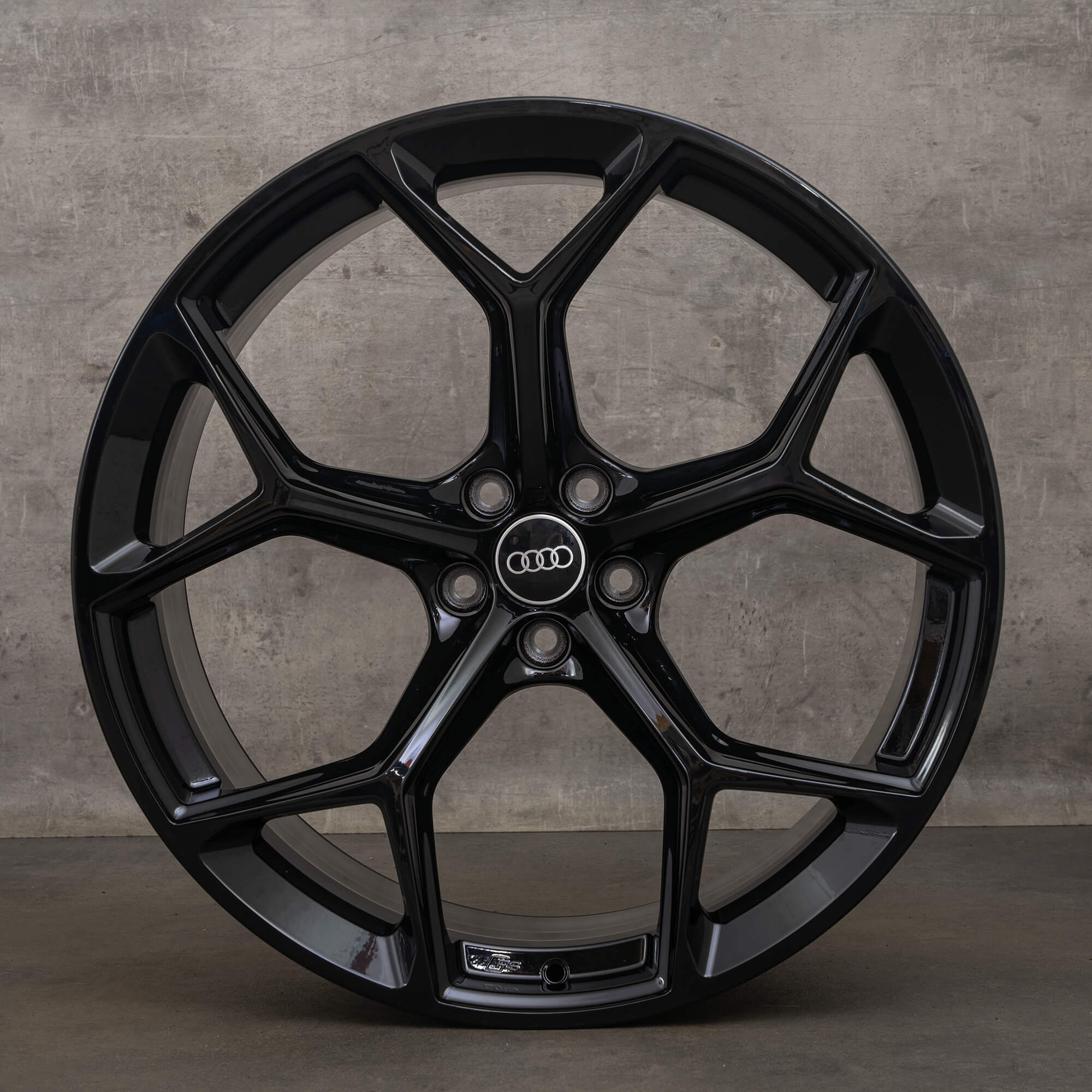 Originele Audi RS6 RS7 velgen 22 inch 4K C8 Performance 4K0601025CQ zwart glans NIEUW