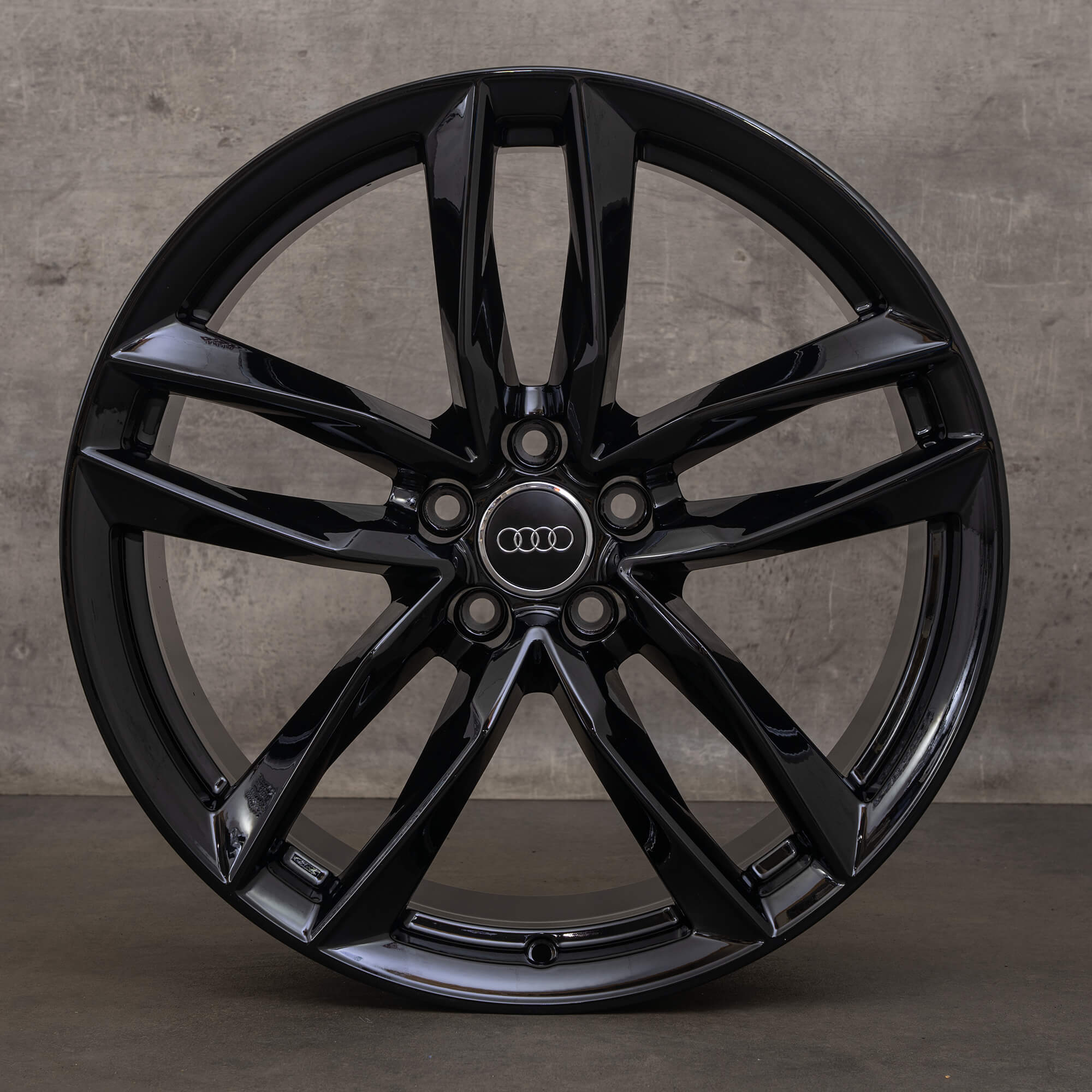 Originele Audi A5 S5 velgen 20 inch B8 8T 8F 8T0601025DG Quattro zwart