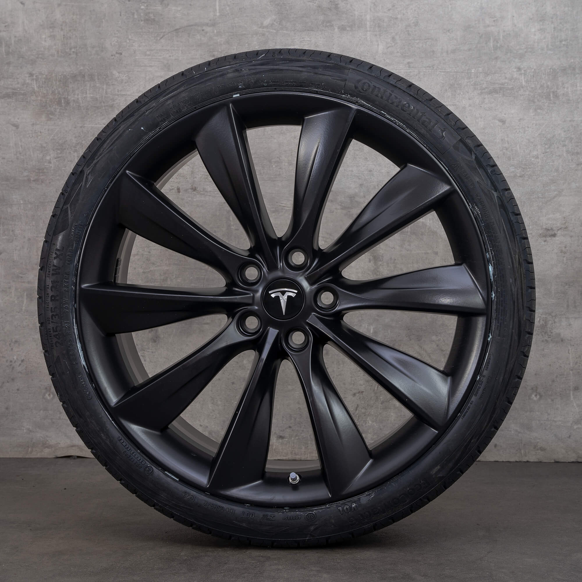 Tesla Model S 5YJS summer wheels 21 inch turbine rims 6005868-00-D NEW