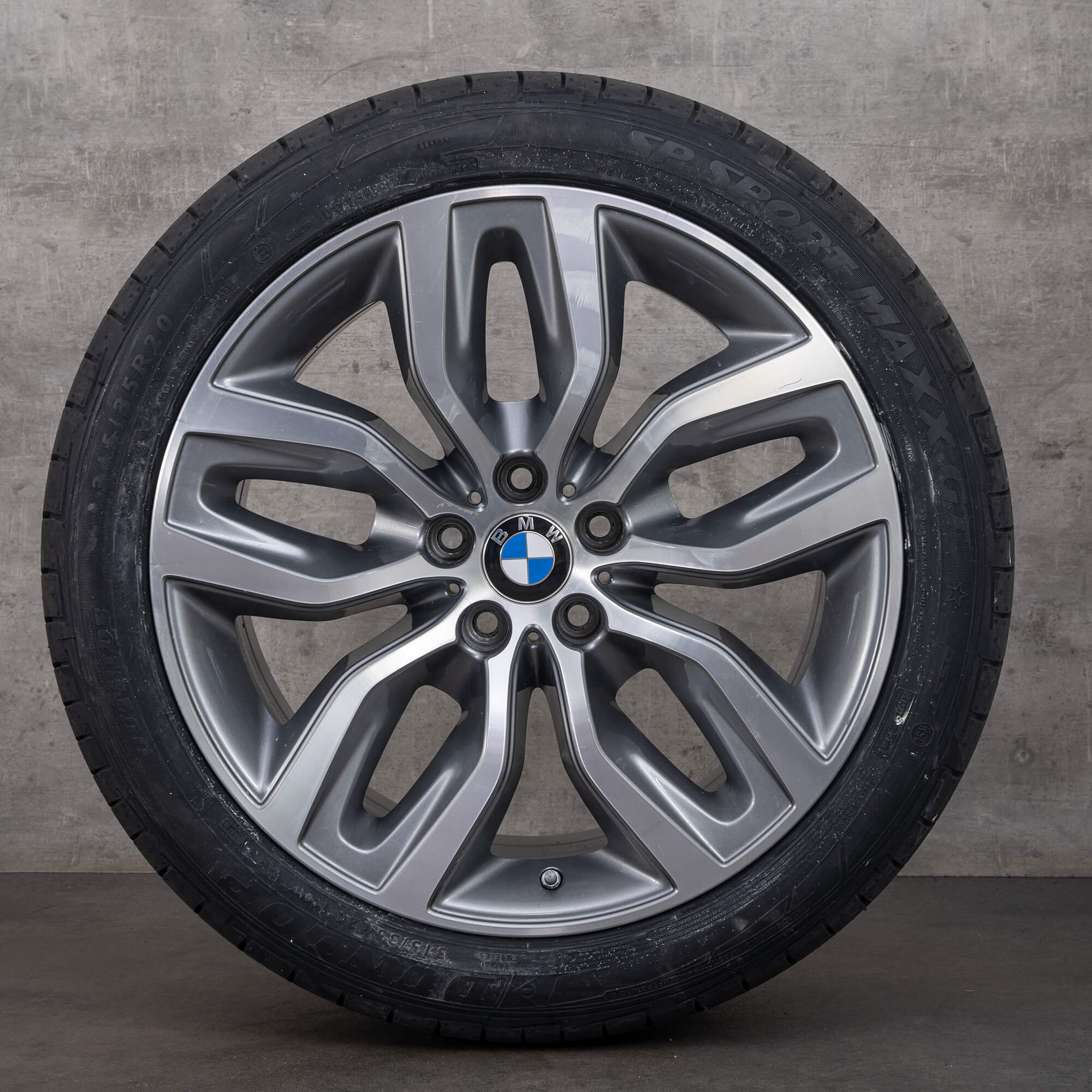 BMW X5 E70 F15 X6 F16 jantes pneus de verão rodas 20 polegadas 6788027 6788028
