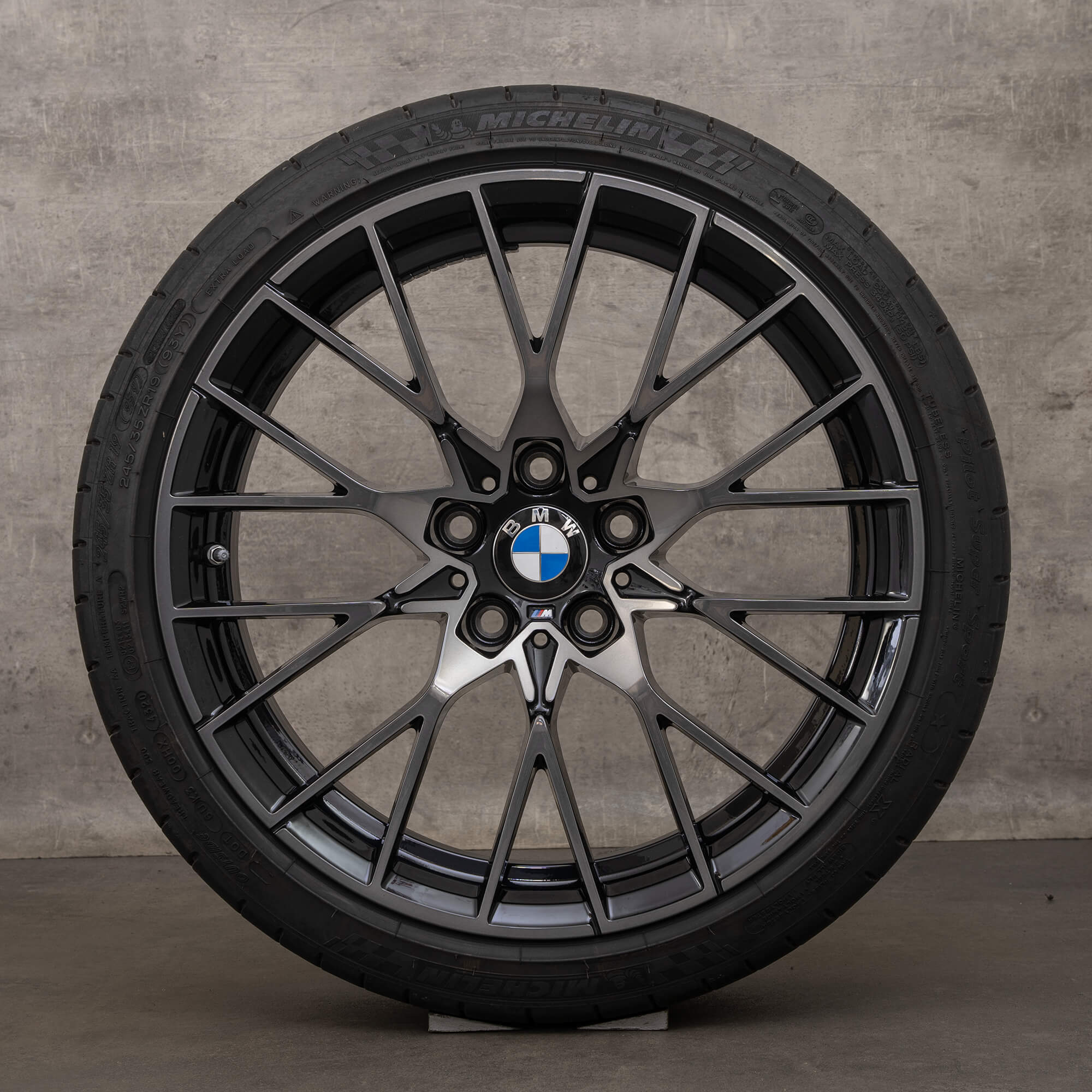 Originální BMW M2 F87 19 palcové letni pneumatiky 788 M 8093988 8093987 ráfky