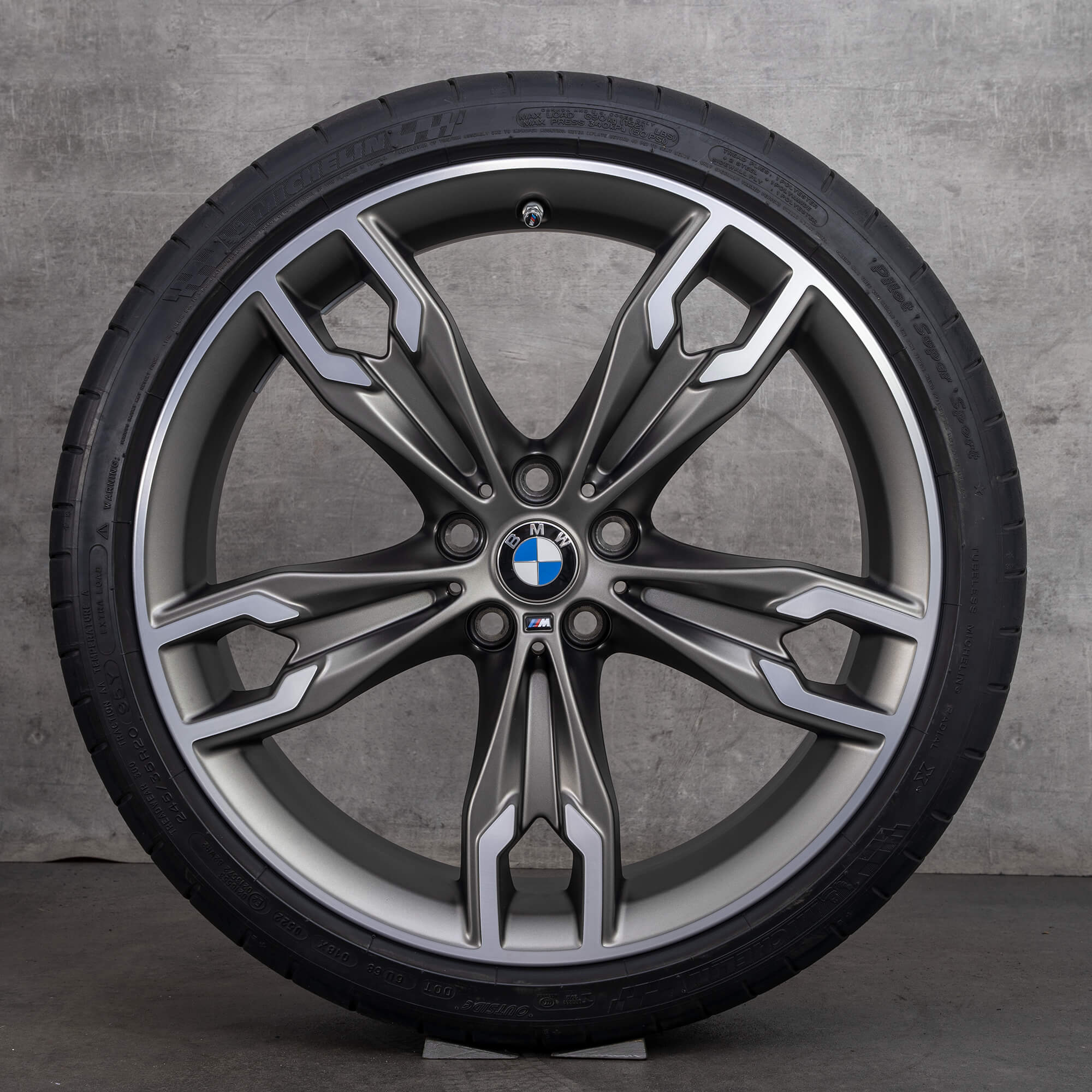 BMW 5er G30 G31 668 M summer tires 20 inch wheels rims 7855087 75855088