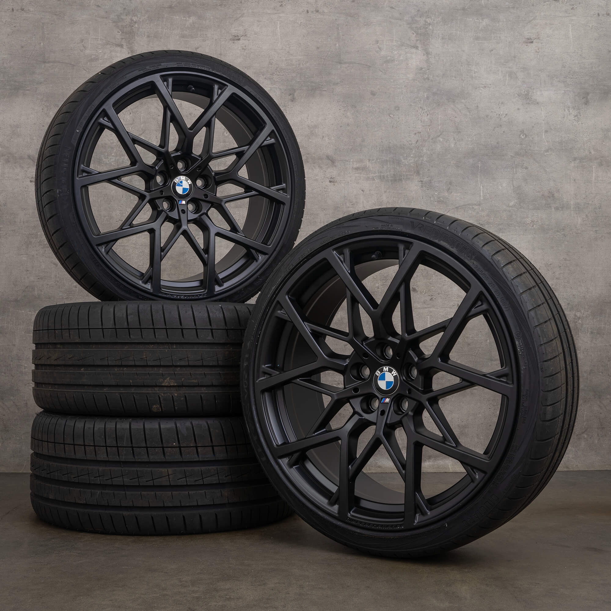 OEM BMW 3 Series G20 G21 20 inch rims 795 M summer wheels 6893514 6893515 aluminum black