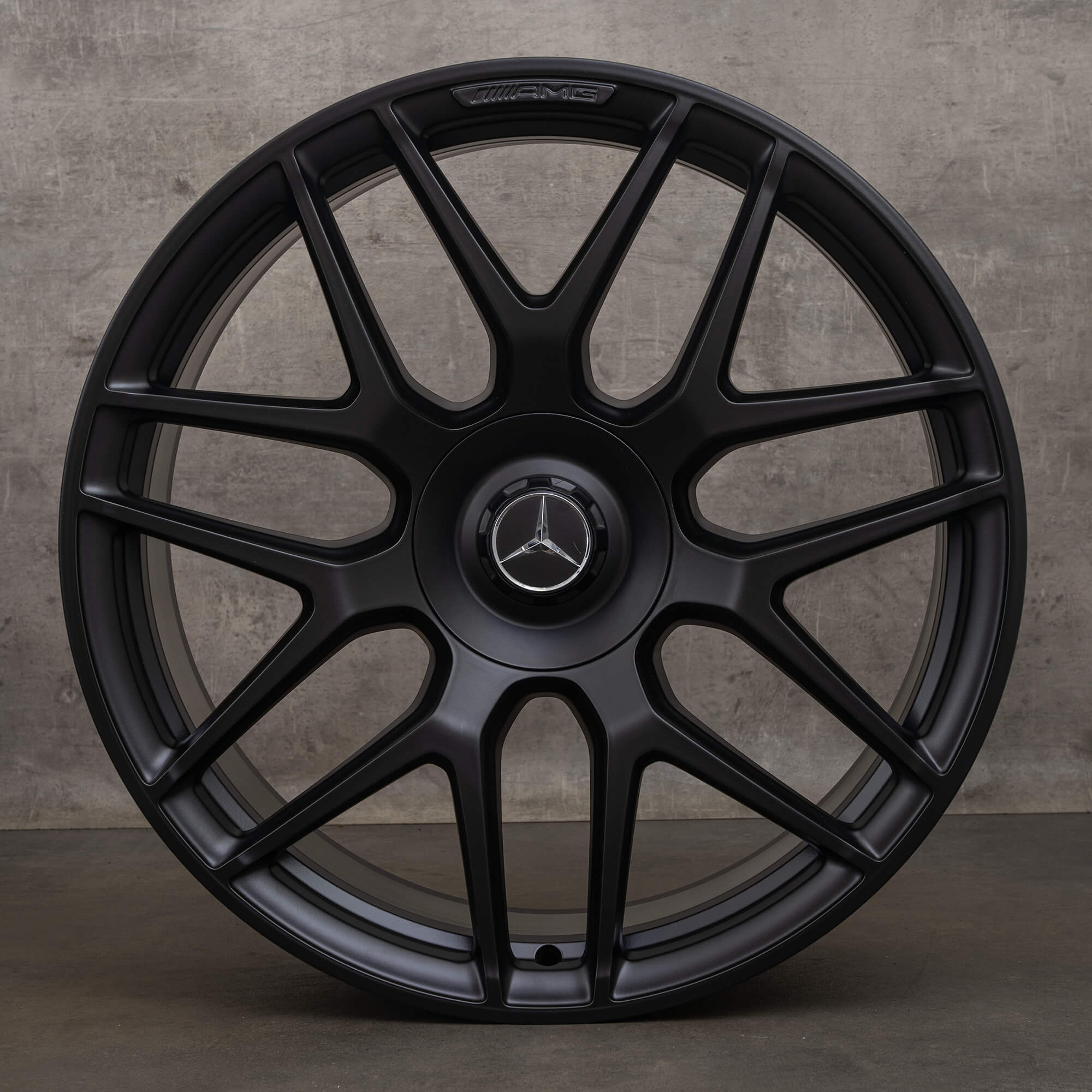 Genuine Mercedes Benz G-Class G 63 AMG jante 22 inch W465 W463A A4634012000 negru mat