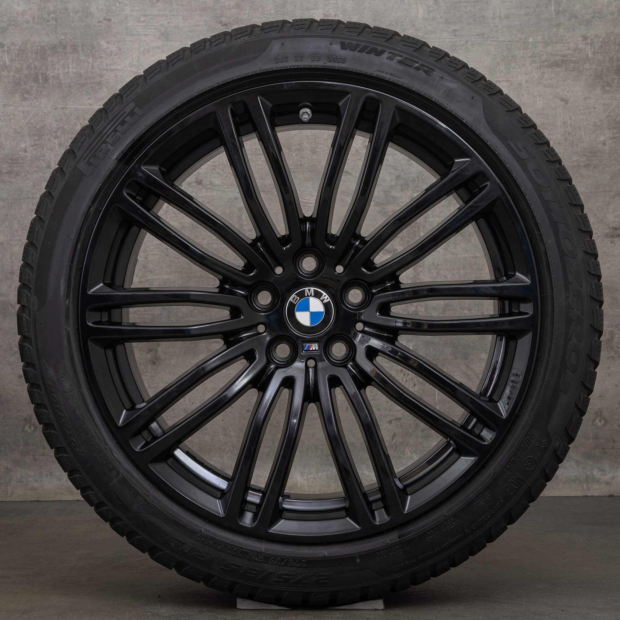 BMW 5-serie G30 G31 vinterhjul 19 tommer fælge vinterdæk 664 M 7855083 7855084
