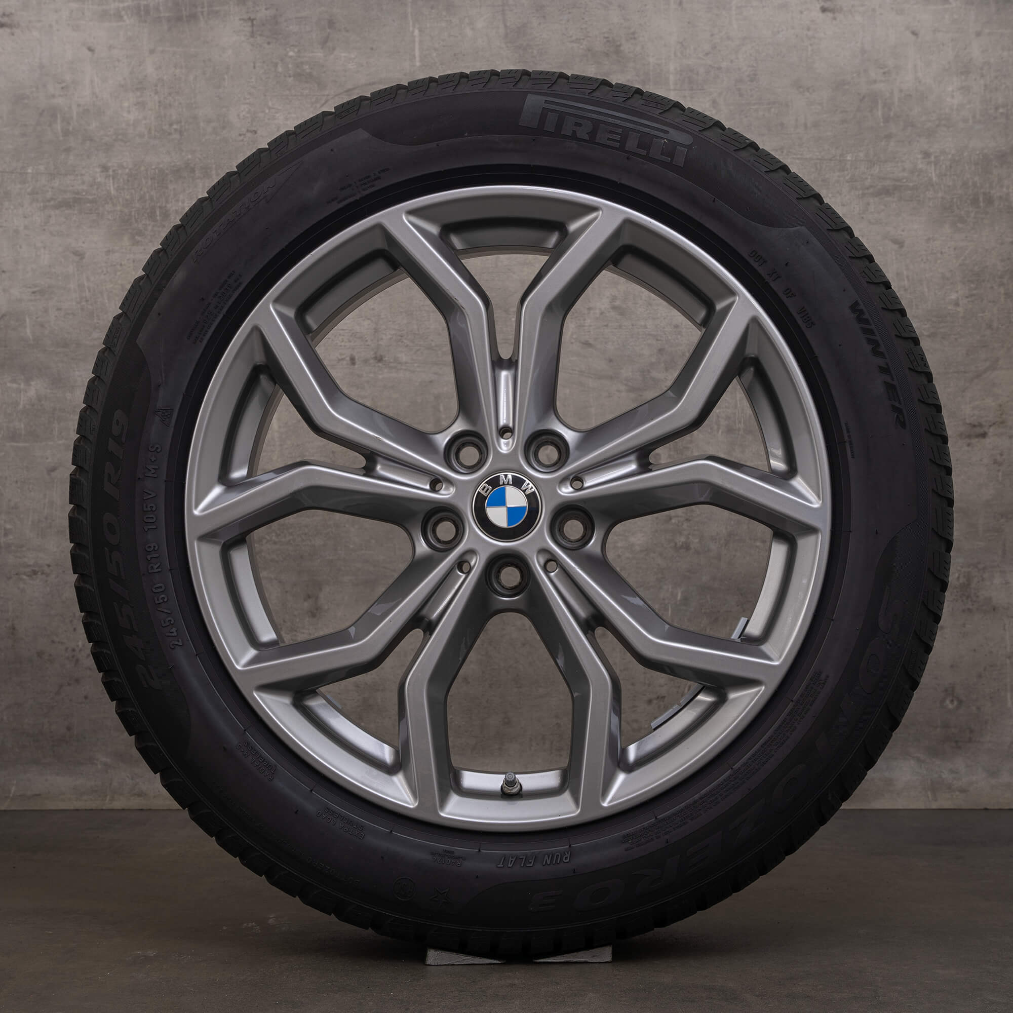 Jantes originais BMW X3 X4 de 19 polegadas G01 G02 rodas inverno 6877328 estilo