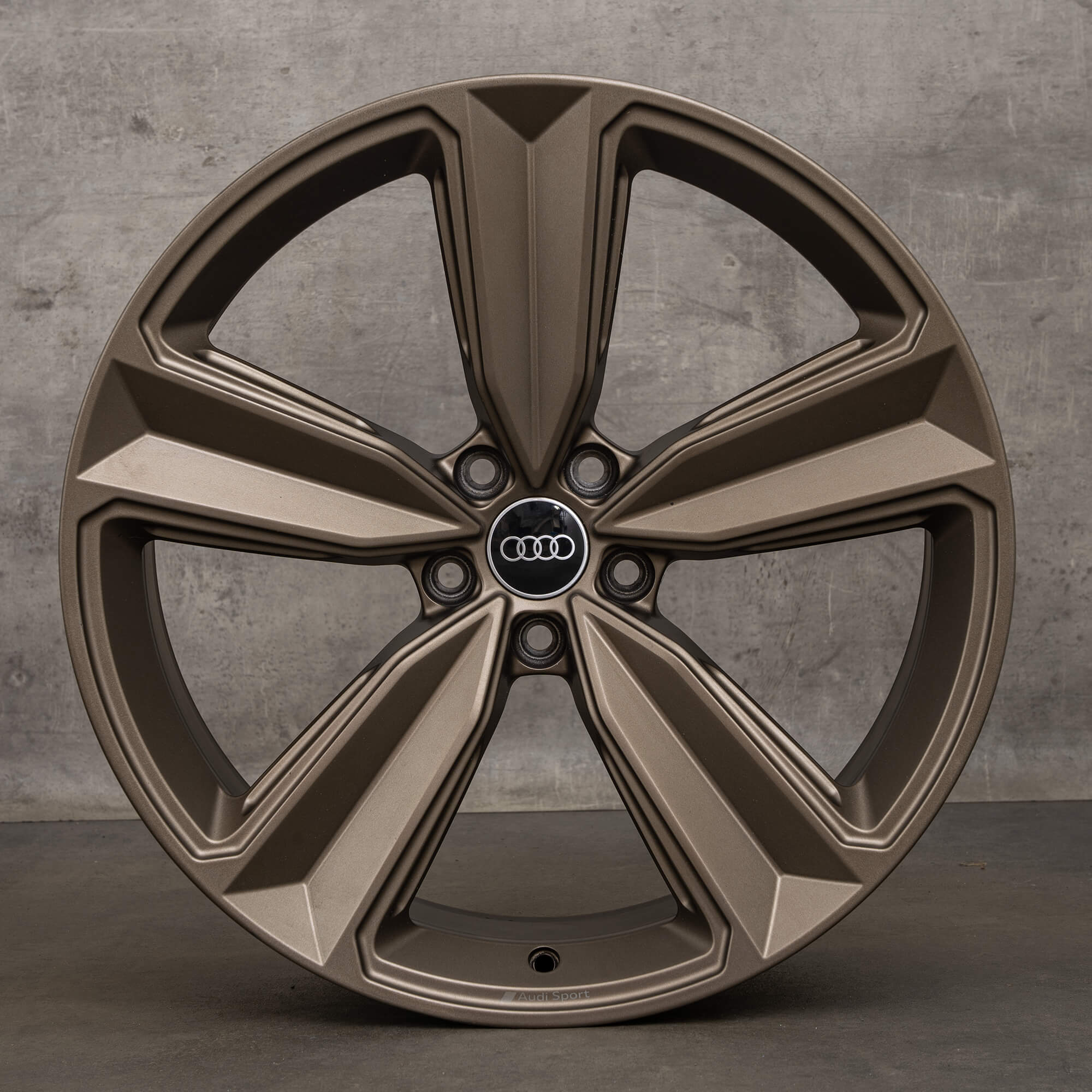 OEM Audi RS4 B9 8W RS5 F5 20 inch rims 8W0601025FQ aluminum Peak bronze