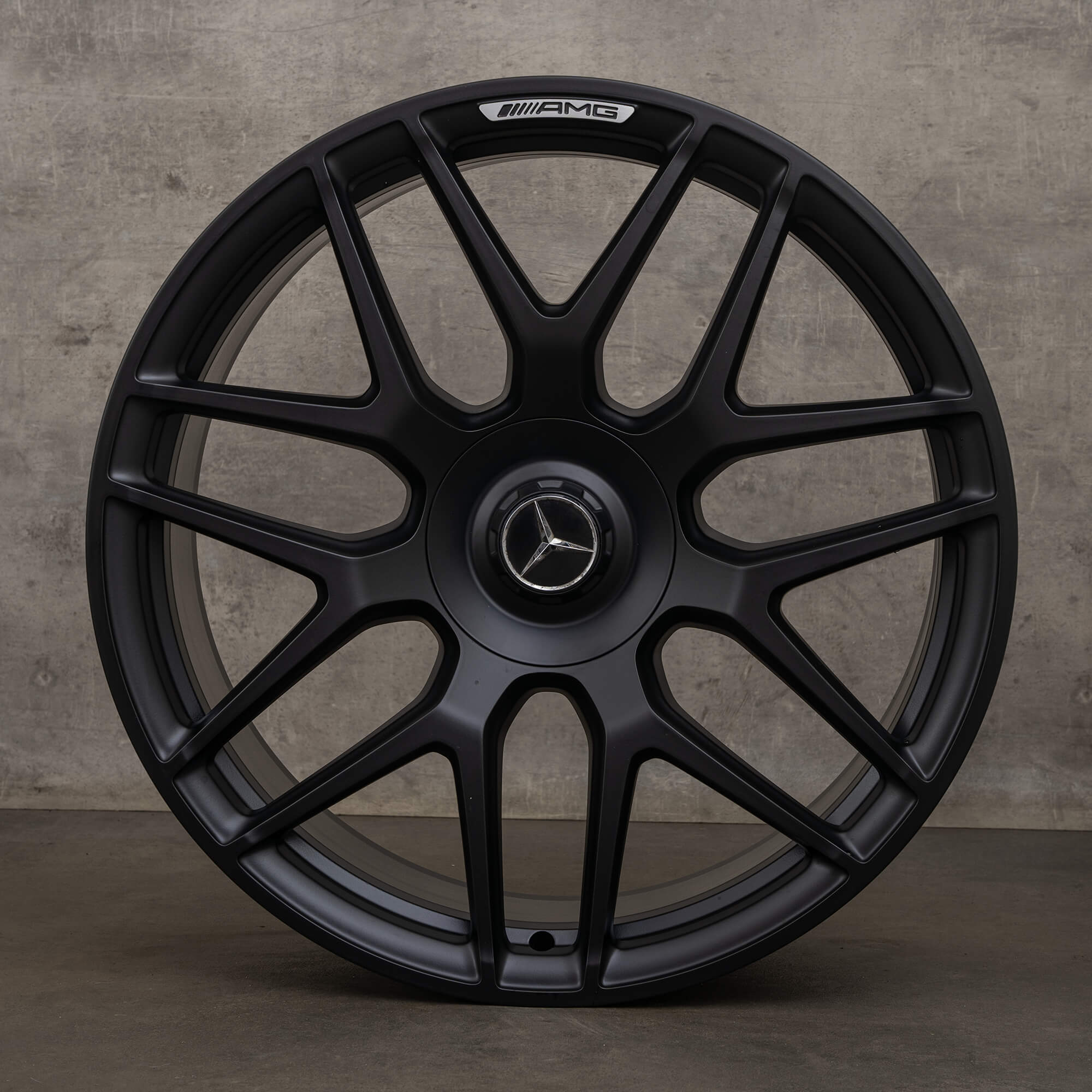 Originele Mercedes Benz G-Klasse AMG velgen 22 inch W463A G63 A4634012000 mat zwart