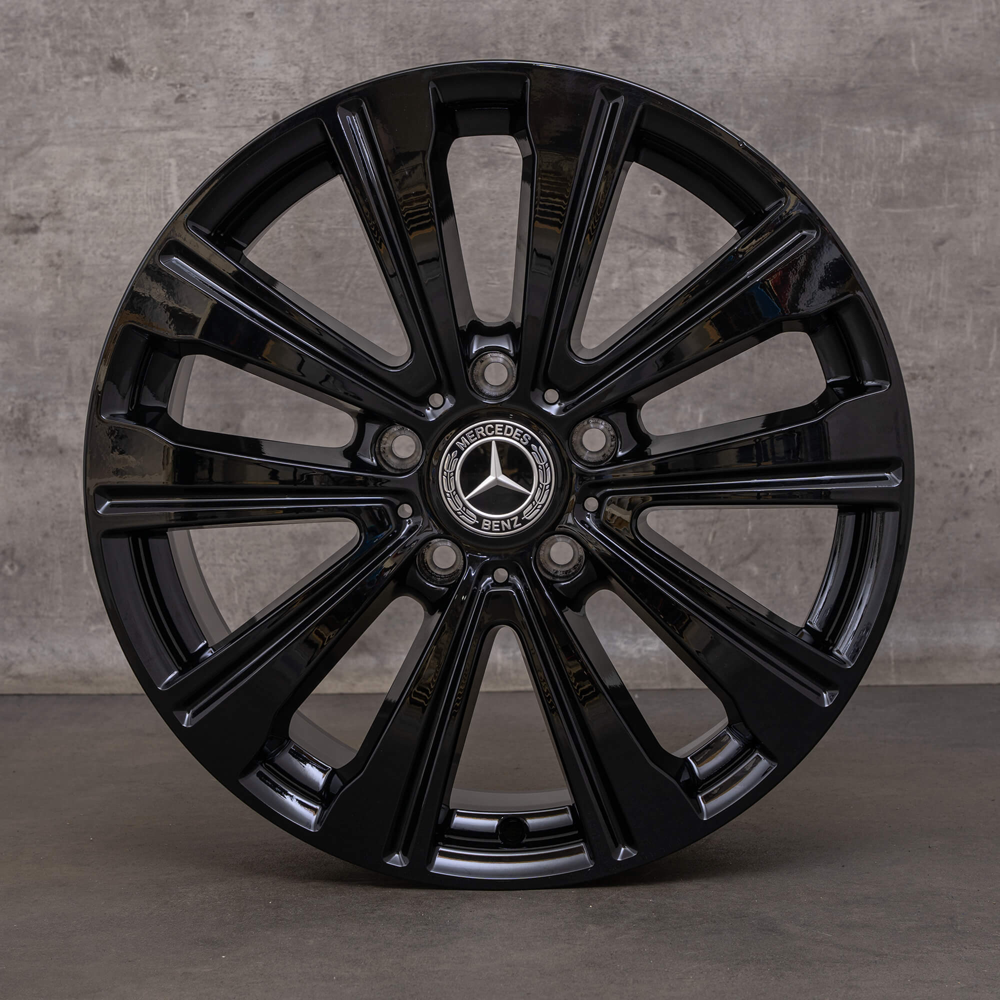 Originele Mercedes Benz G-Klasse velgen 19 inch W463A G500 A4634011100 zwart glans NIEUW