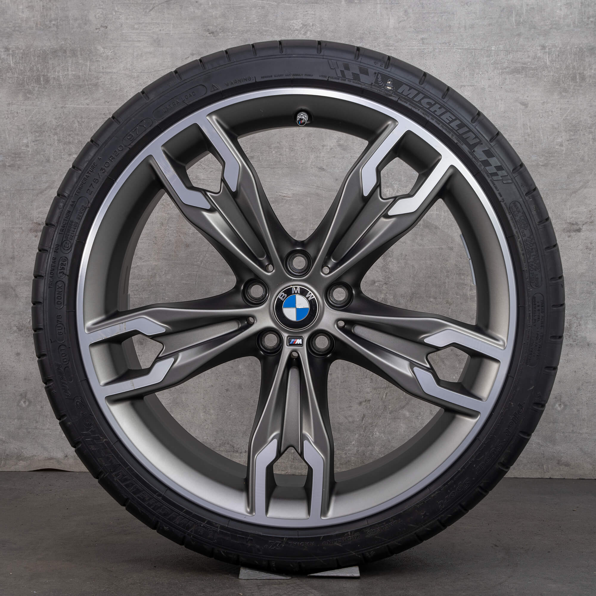 BMW 5er G30 G31 668 M summer tires 20 inch wheels rims 7855087 75855088