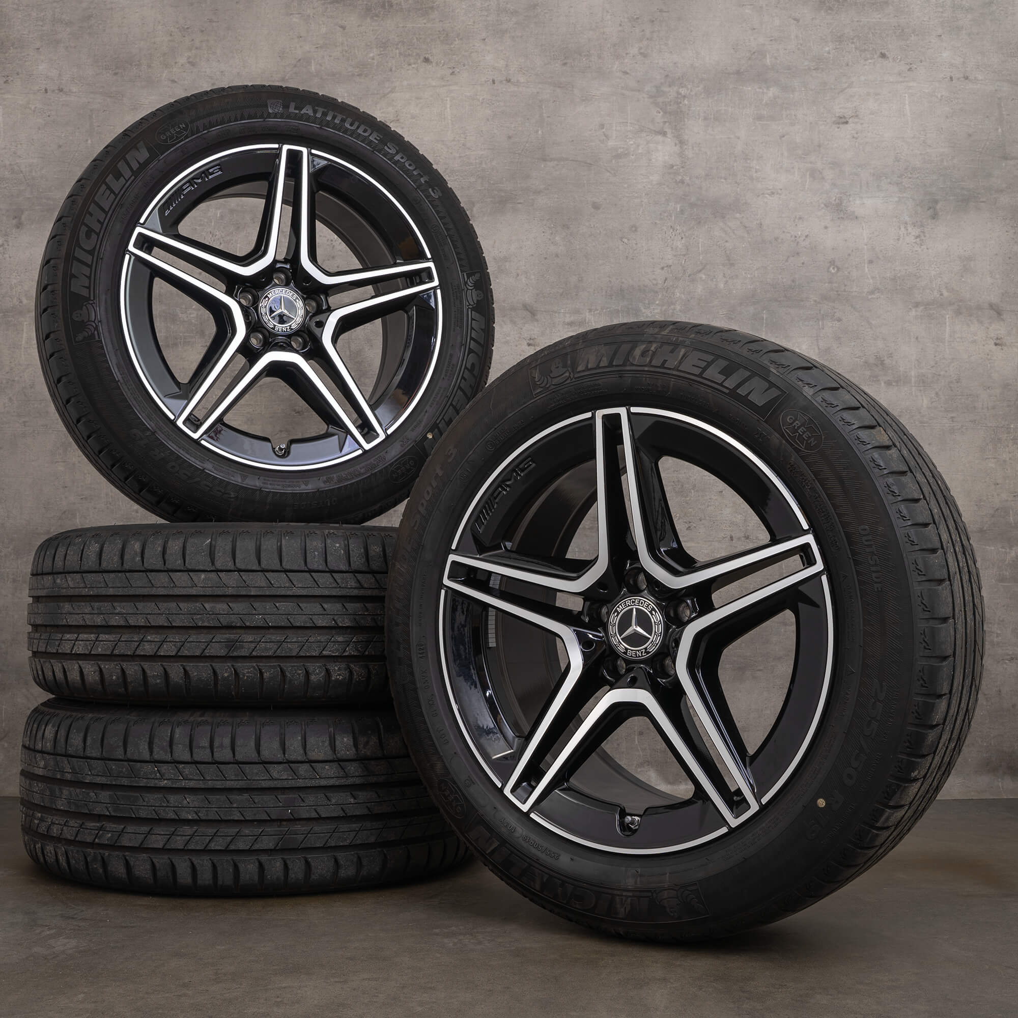 OEM AMG Mercedes GLC 43 C253 19 inch summer tires rims A2534015300