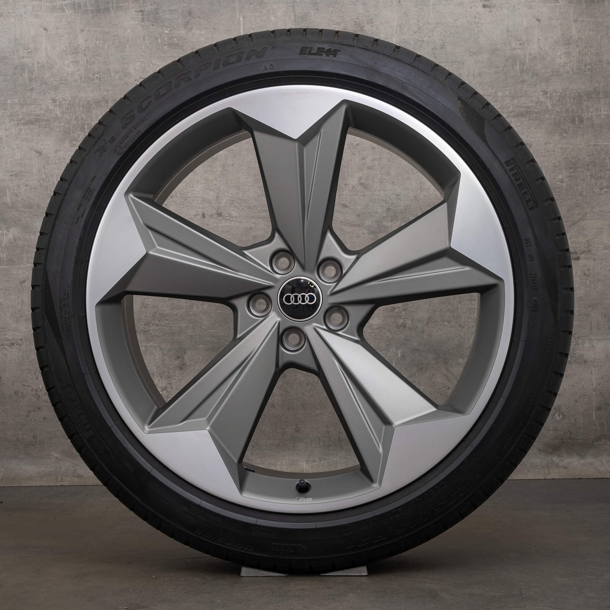 Originele Audi Q4 & Sportback SUV 21 inch velgen zomerbanden 89A601025 89A601025R Rotor Evo brons mat