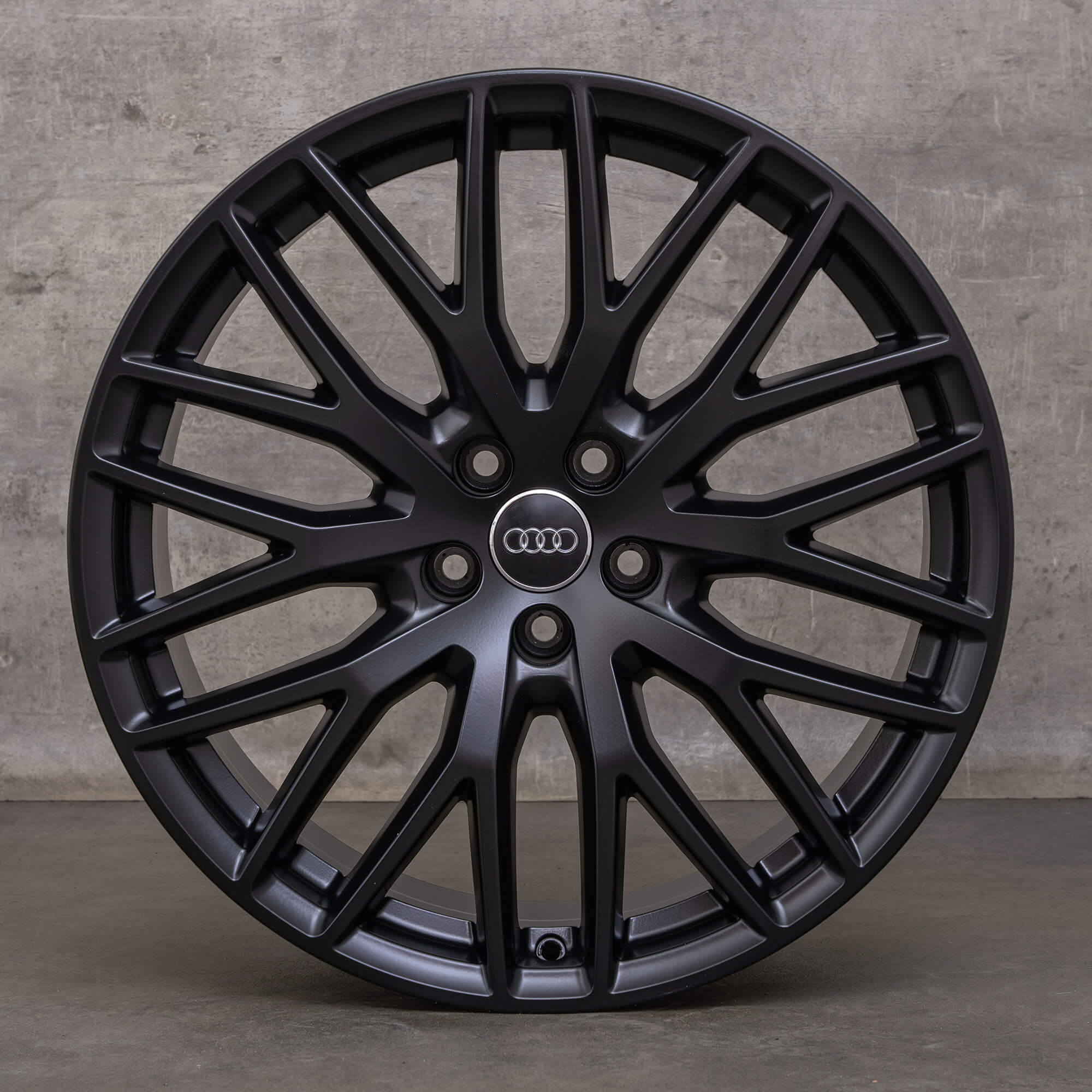 Originele Audi Q7 SQ7 wielen 20 inch 4M 4M0601025Q zwart satijn afwerking