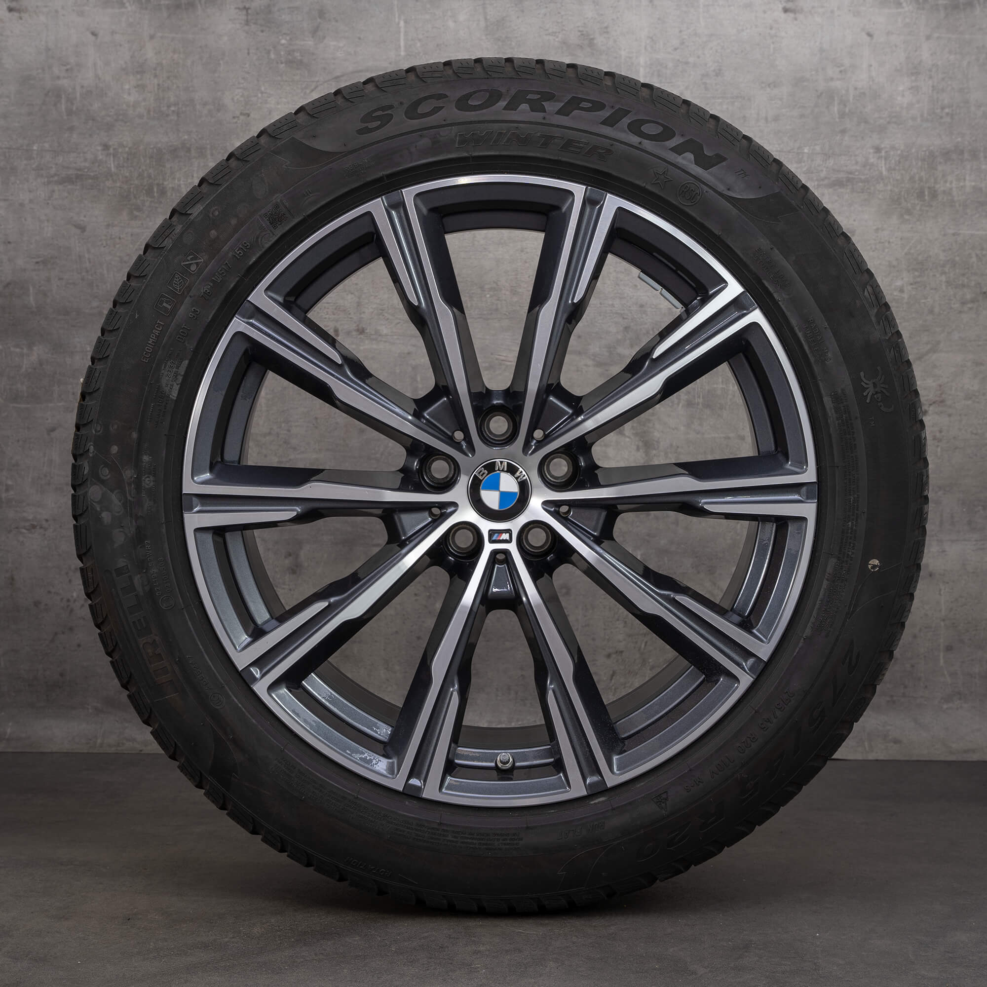 BMW 20 inch velgen X5 G05 X6 G06 winterbanden wintervelgen styling M740 8071996