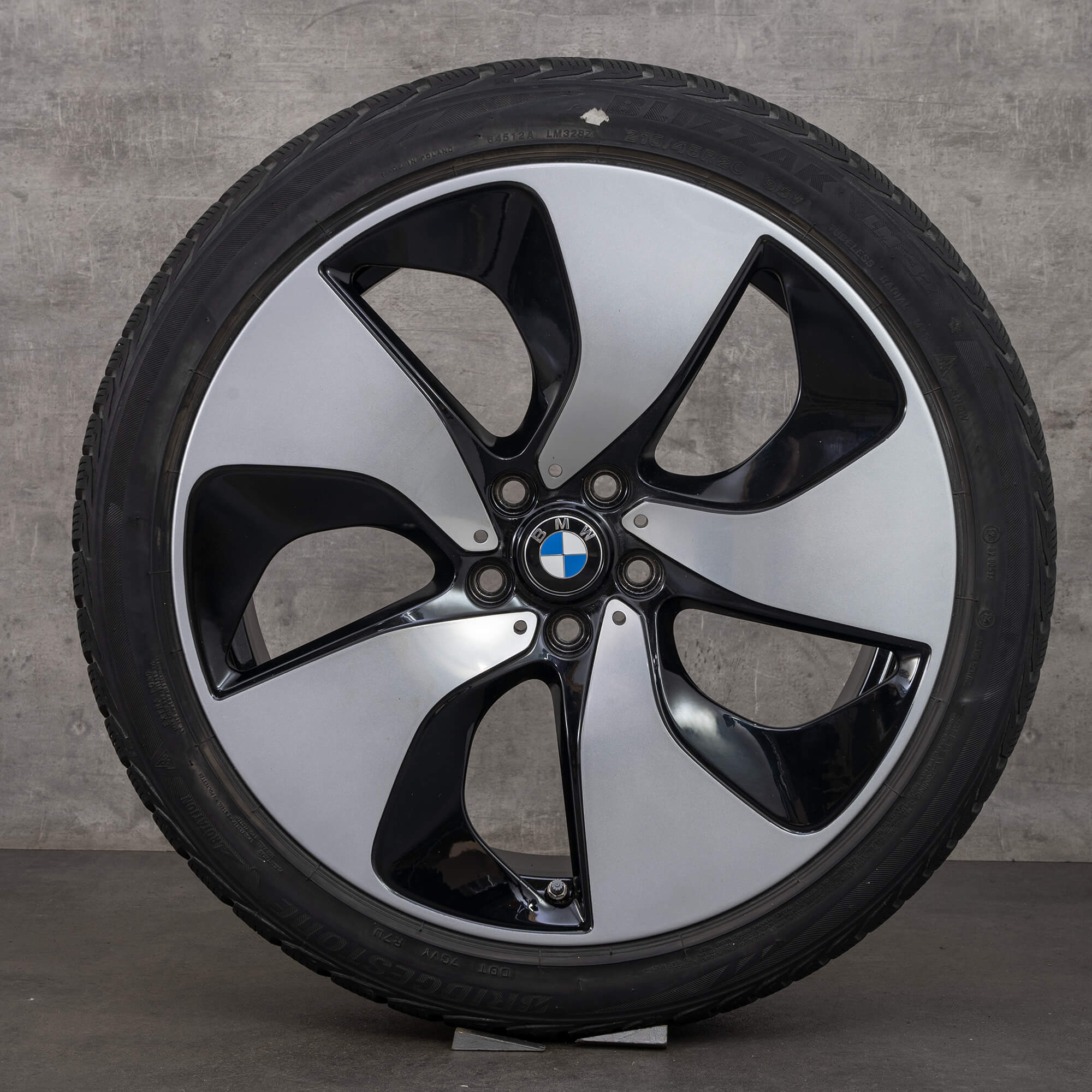 BMW i8 I12 I15 vinterdekk vinterhjul styling 444 20-tommers felger 7 mm