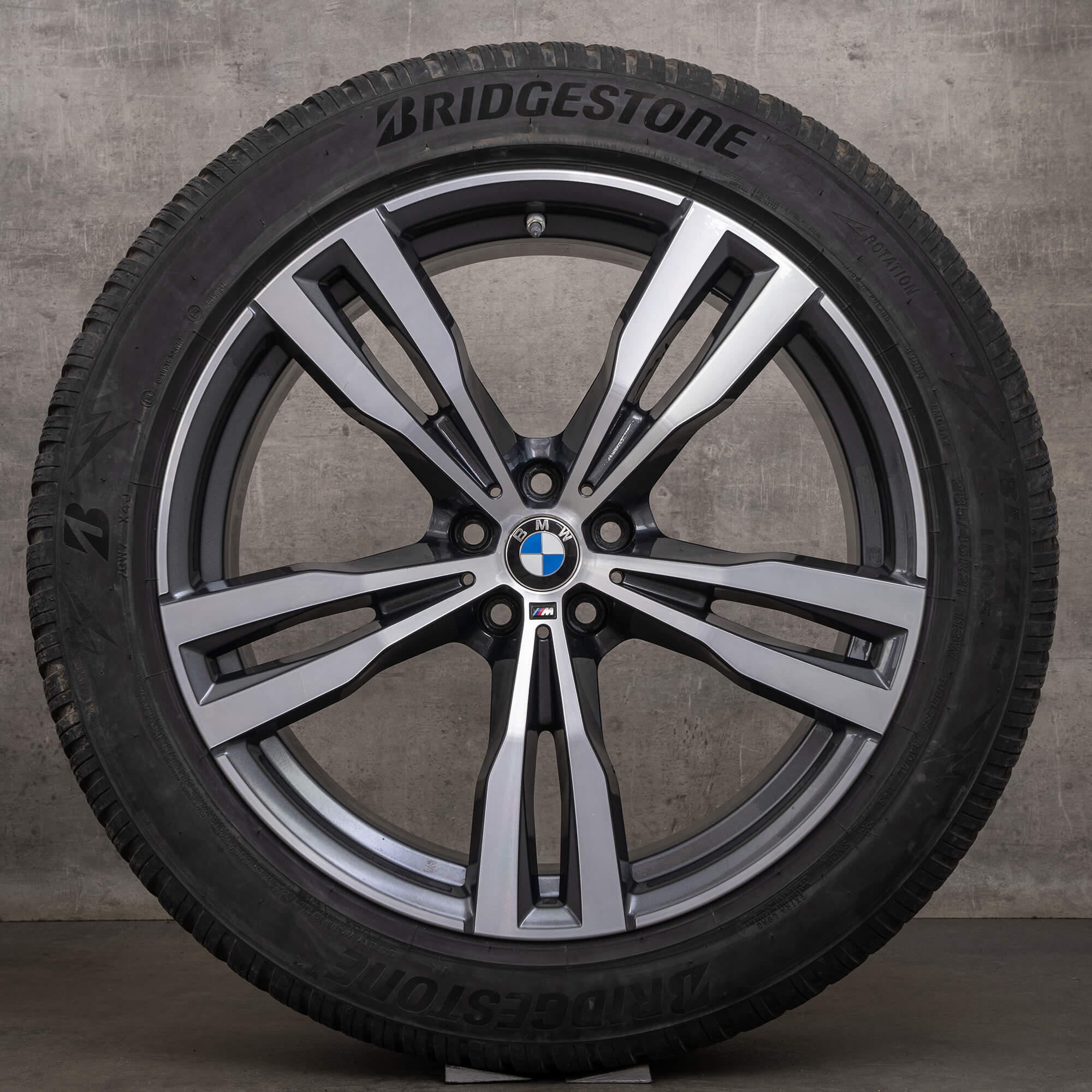 Originele BMW X7 G07 winterbanden 21 inch velgen winterwielen 754 M 8074220