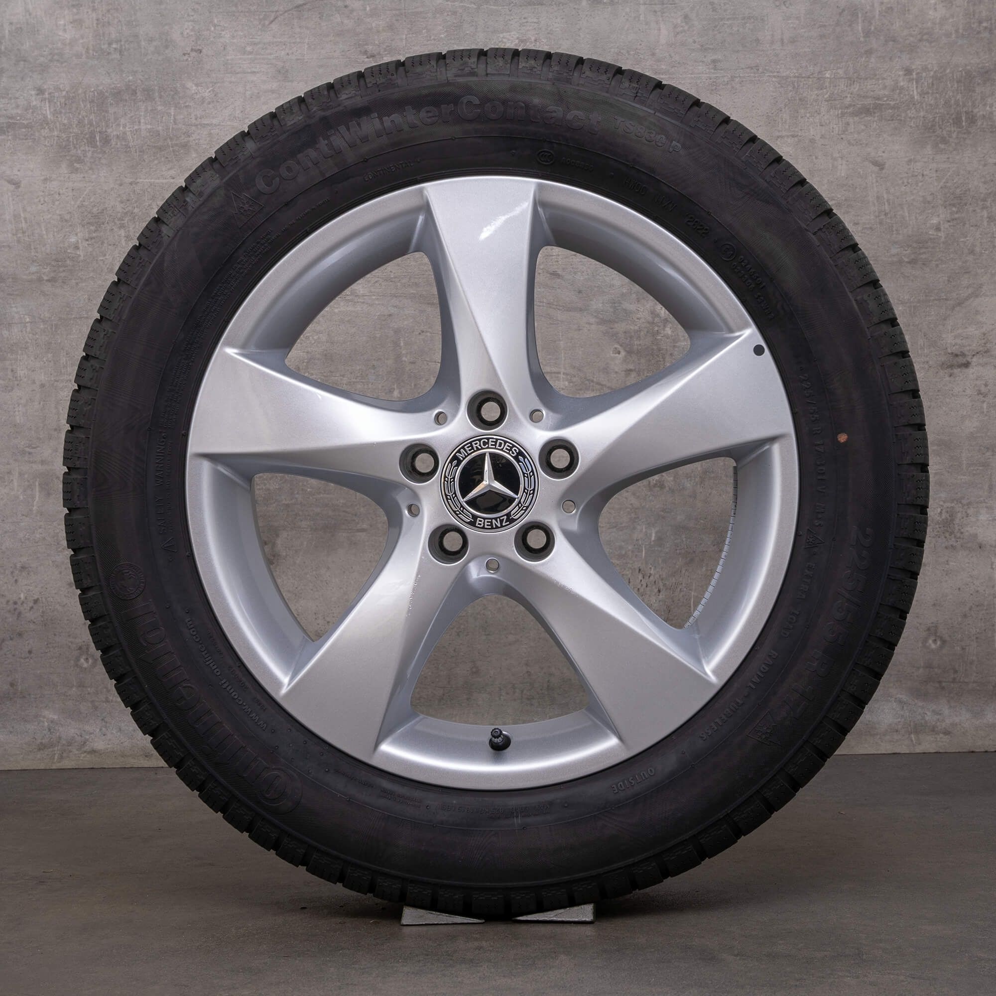 Originele Mercedes V-Klasse winterwielen 17 inch W447 Vito Viano velgen A4474012200 zilver