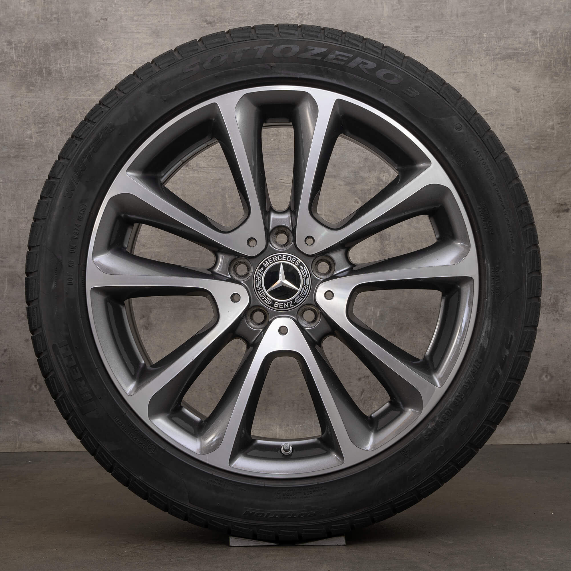 Jante anvelope de iarnă originale Mercedes W213 S213 C238 A238 18 inch