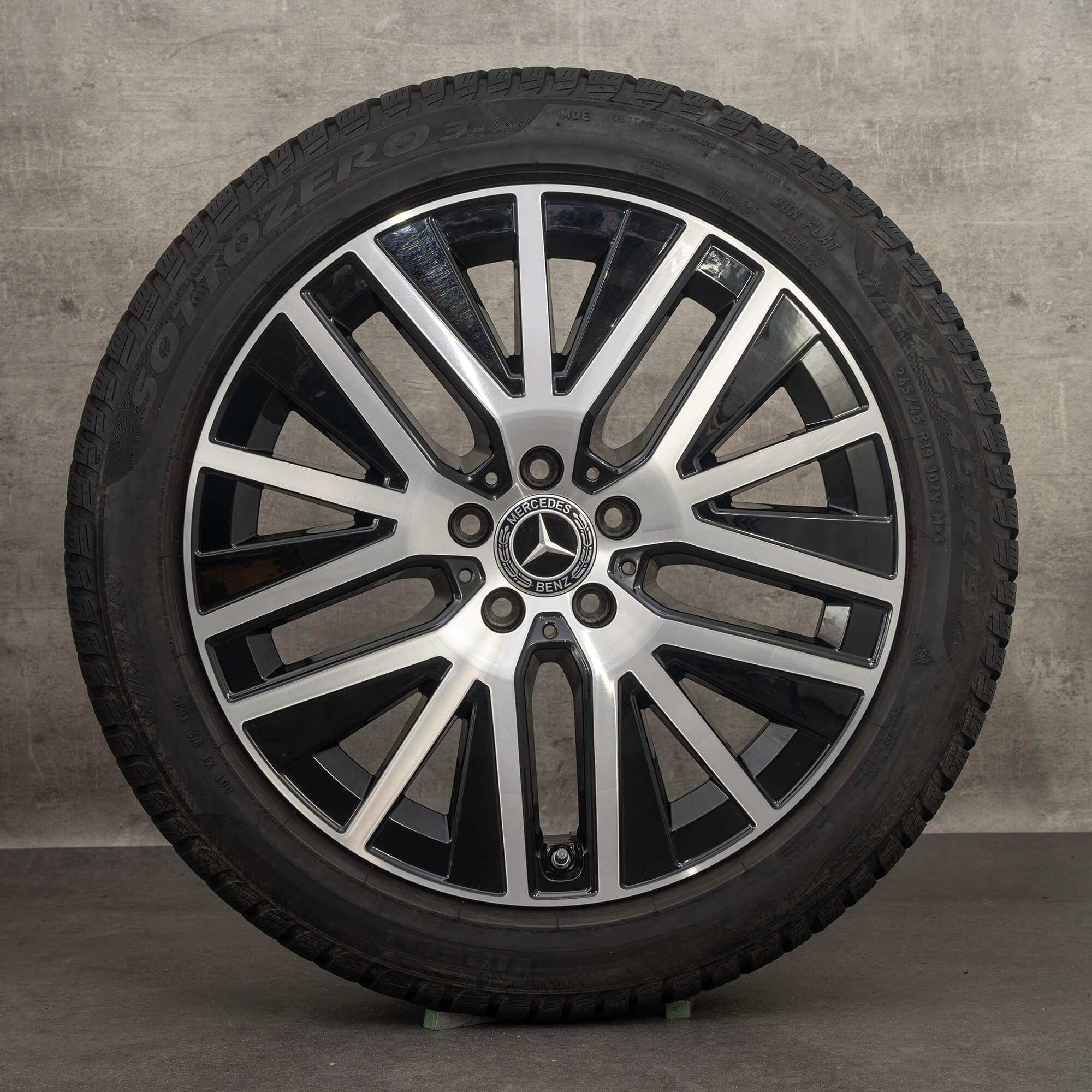 Jante de iarnă Mercedes Benz Clasa E originale 19 inch ALL-Terrain X213 A2534014900 negru NOU