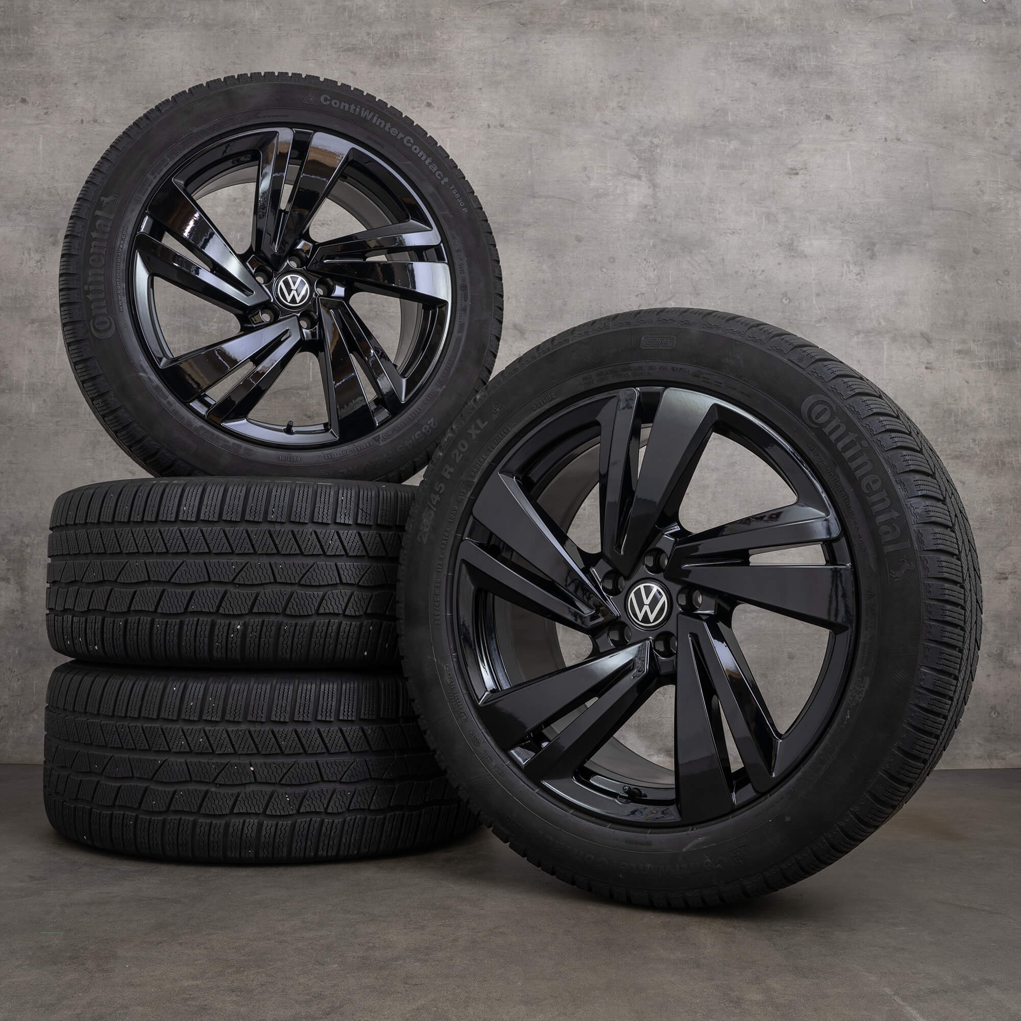 Rodas de inverno VW Touareg III CR, pneus inverno, jantes 20 polegadas Nevada