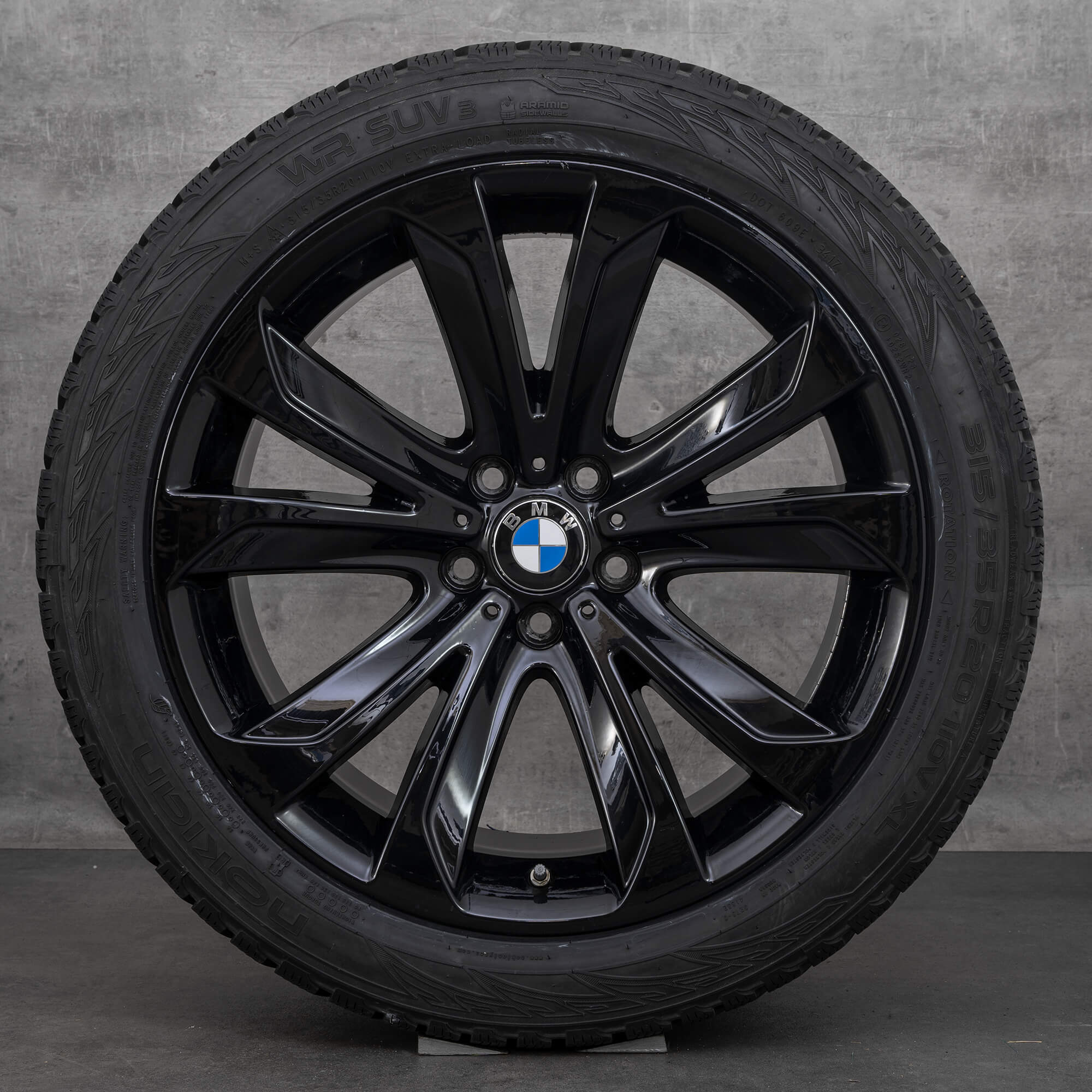 BMW X5 E70 F15 X6 F16 20 Zoll Winterreifen Winterkompletträder Styling 491